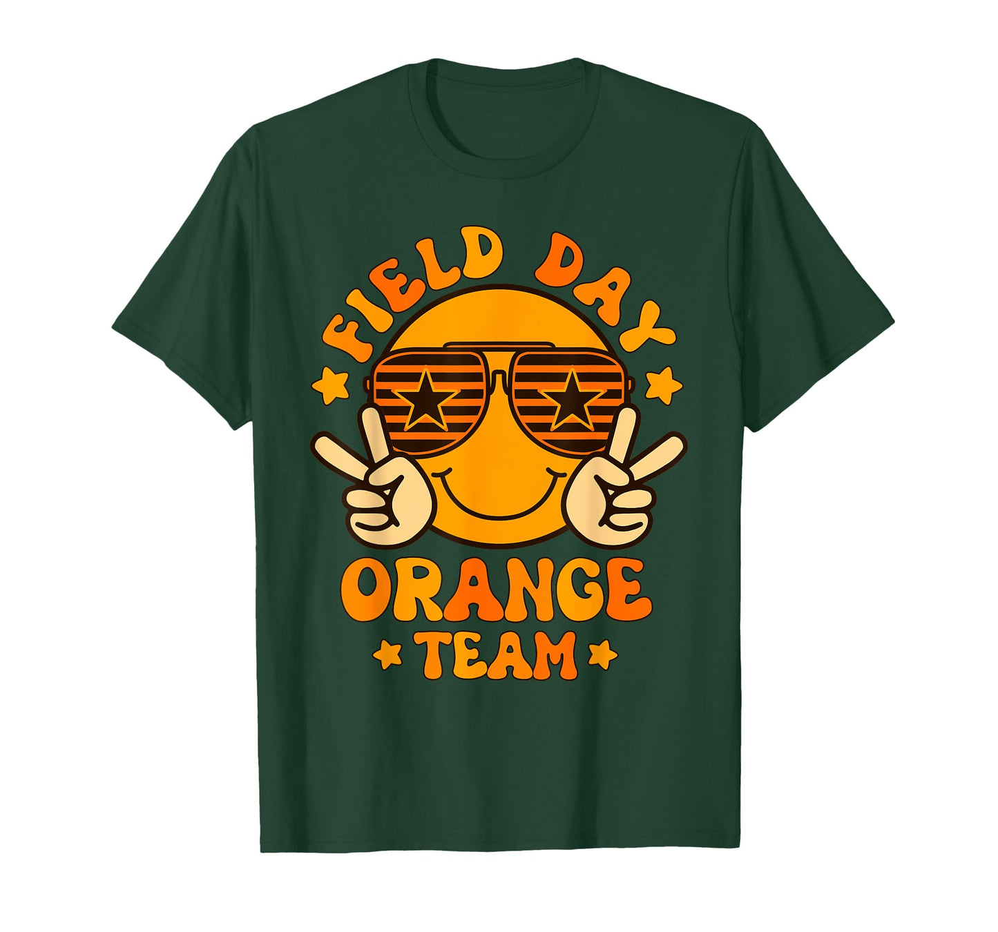Field Day Orange Team Color Field Trip Team Game T-Shirt