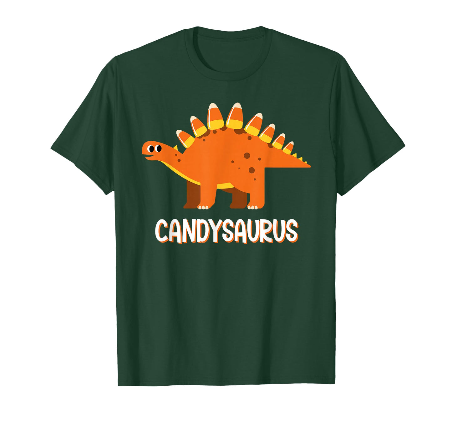 Funny Candysaurus Candy Corn Dinosaur Halloween Toddler Kid T-Shirt