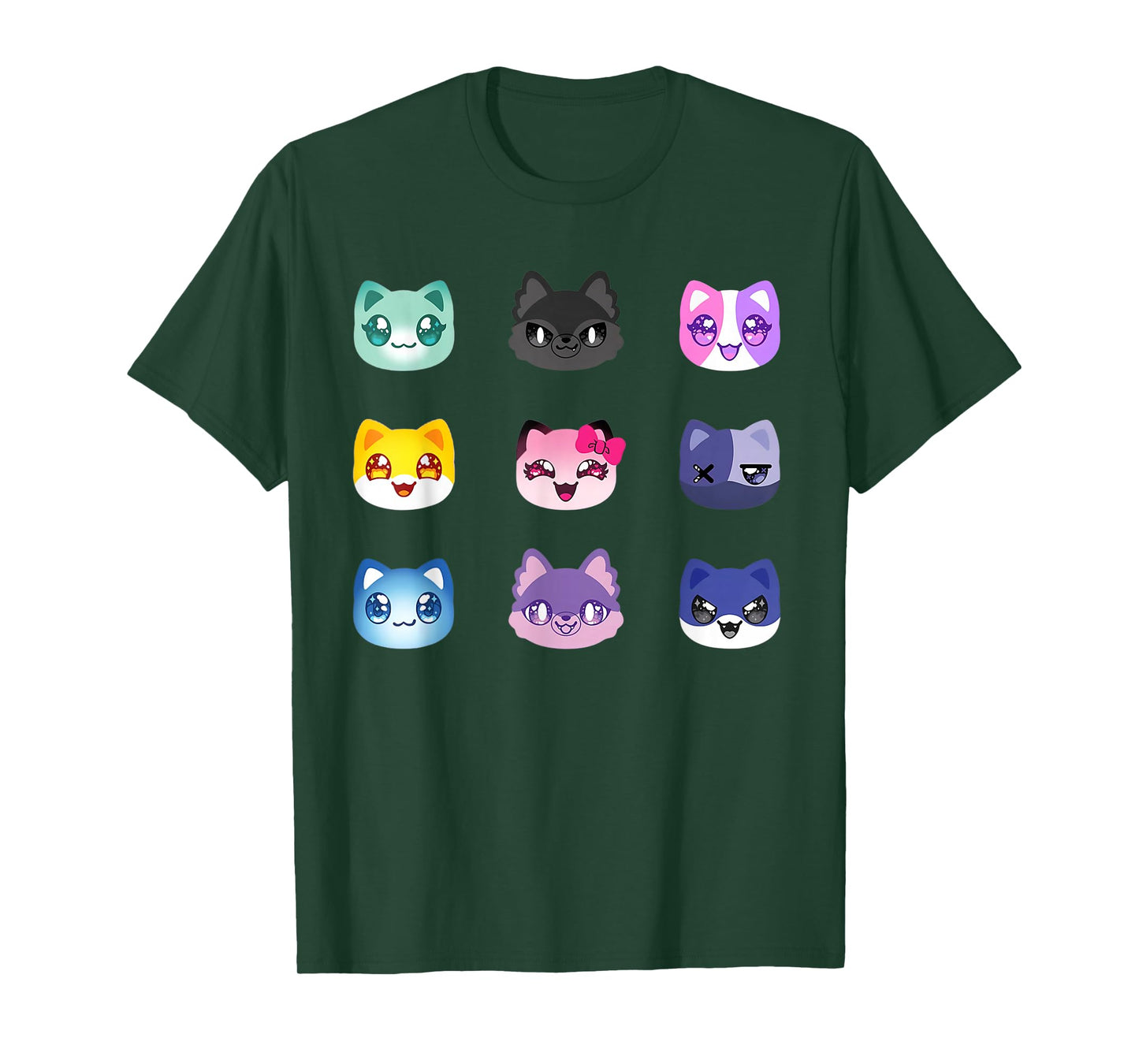 Meemeow Cats Plush Squishy Birthday Decorations T-Shirt