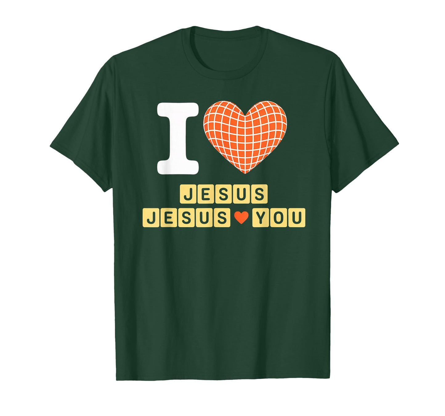 Christian Saying I Love Jesus Loves You Faith Women Men T-Shirt