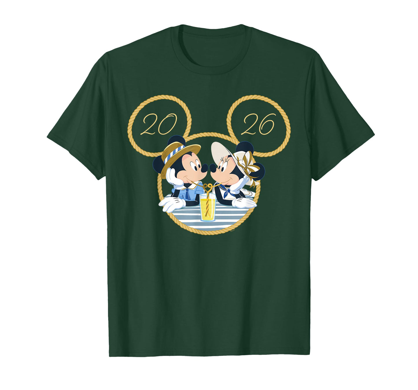 Disney Mickey Mouse & Minnie Mouse 2026 Cruise Line Vacation T-Shirt