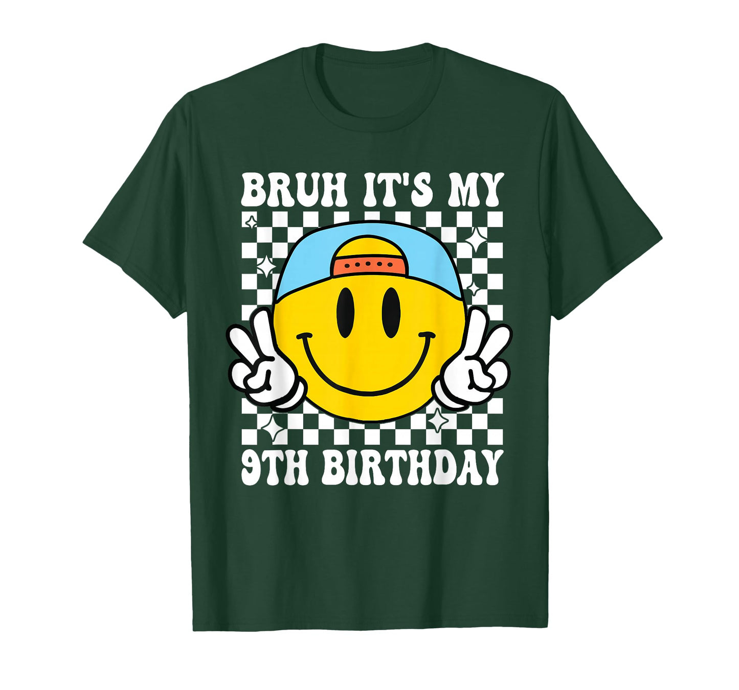 Bruh It's My 9th Birthday 9 Year Old Birthday Boys Girls T-Shirt