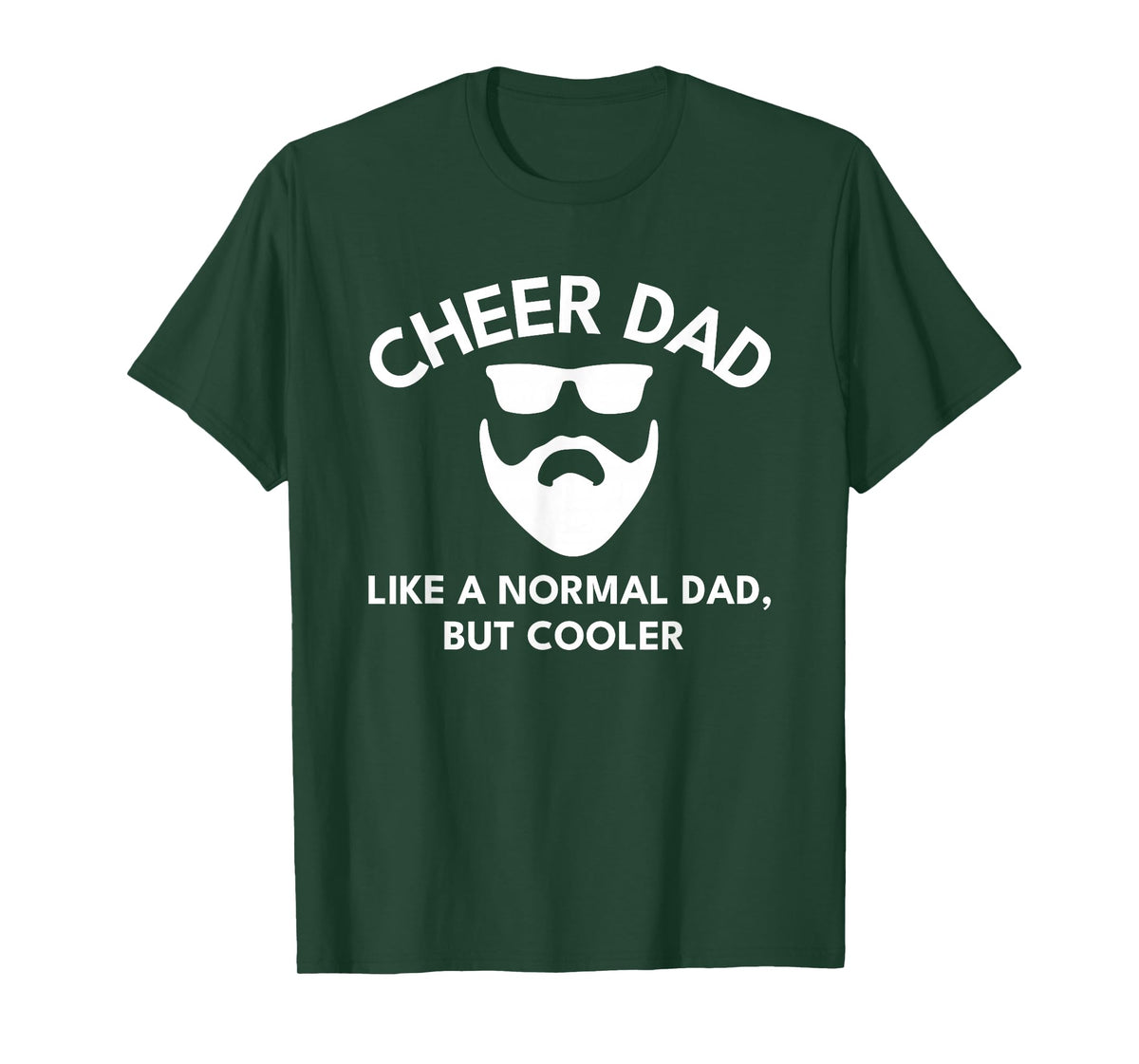Cheer Dad Cheerleading Bearded Definition T-Shirt