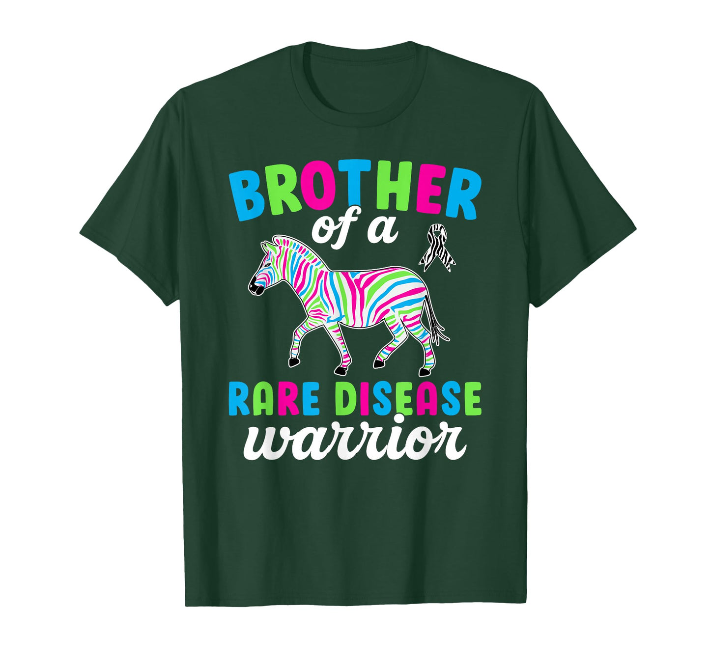 Brother of A Rare Disease Warrior Rare Disease Awareness T-Shirt