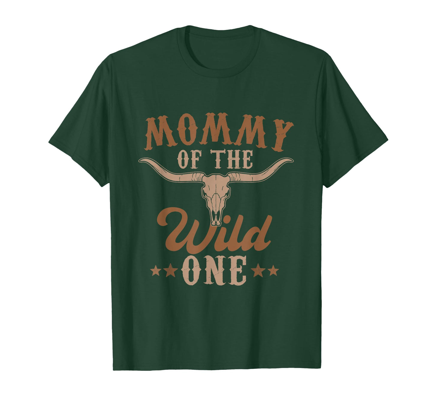Mommy Of The Wild One Cowboy Western Rodeo Party Matching T-Shirt
