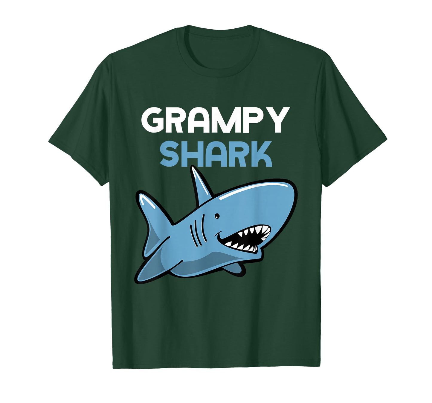 Grampy Shark Cool Funny Family T-Shirt