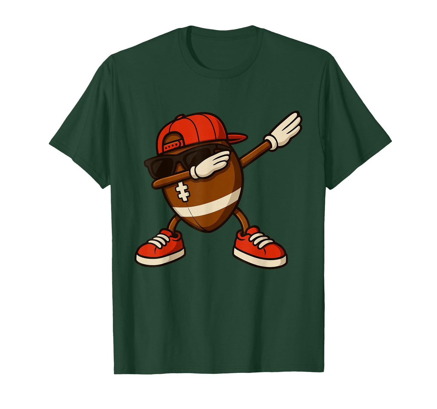 Funny Dabbing Football for Boys Dab with Cap T-Shirt