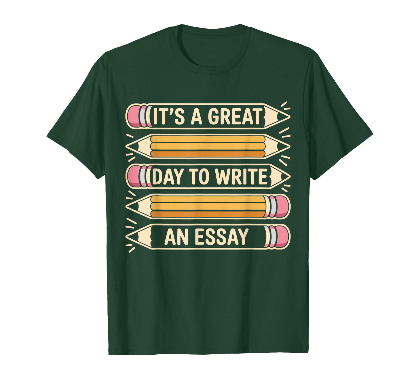 It is A Great Day for an Essay Grammar English Teacher T-Shirt