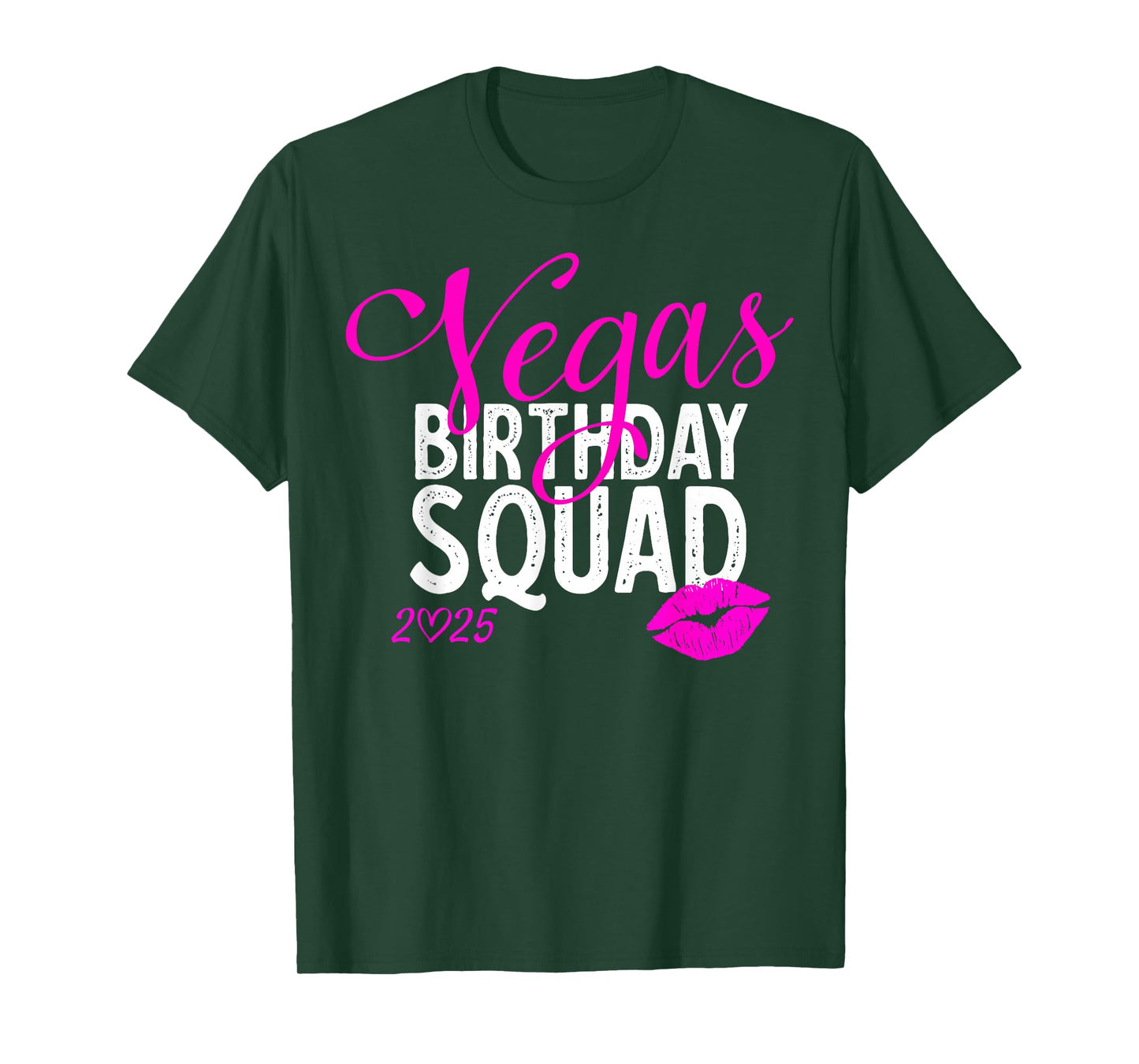 Las Vegas Girls Trip 2025 Shirts Vegas Baby Birthday Squad T-Shirt