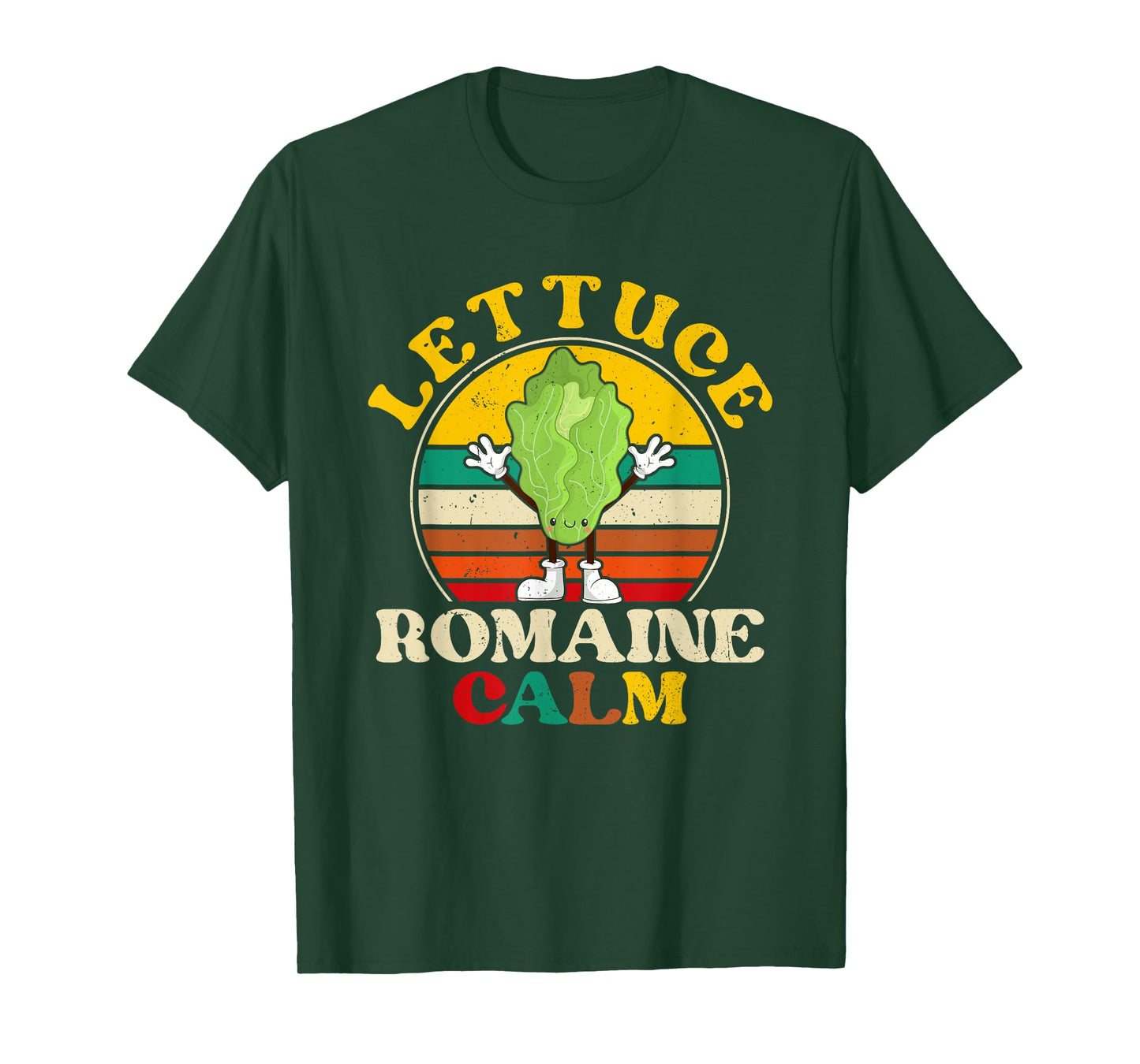 Vegan Lettuce Romaine Calm Vegetarian Funny Women T-Shirt
