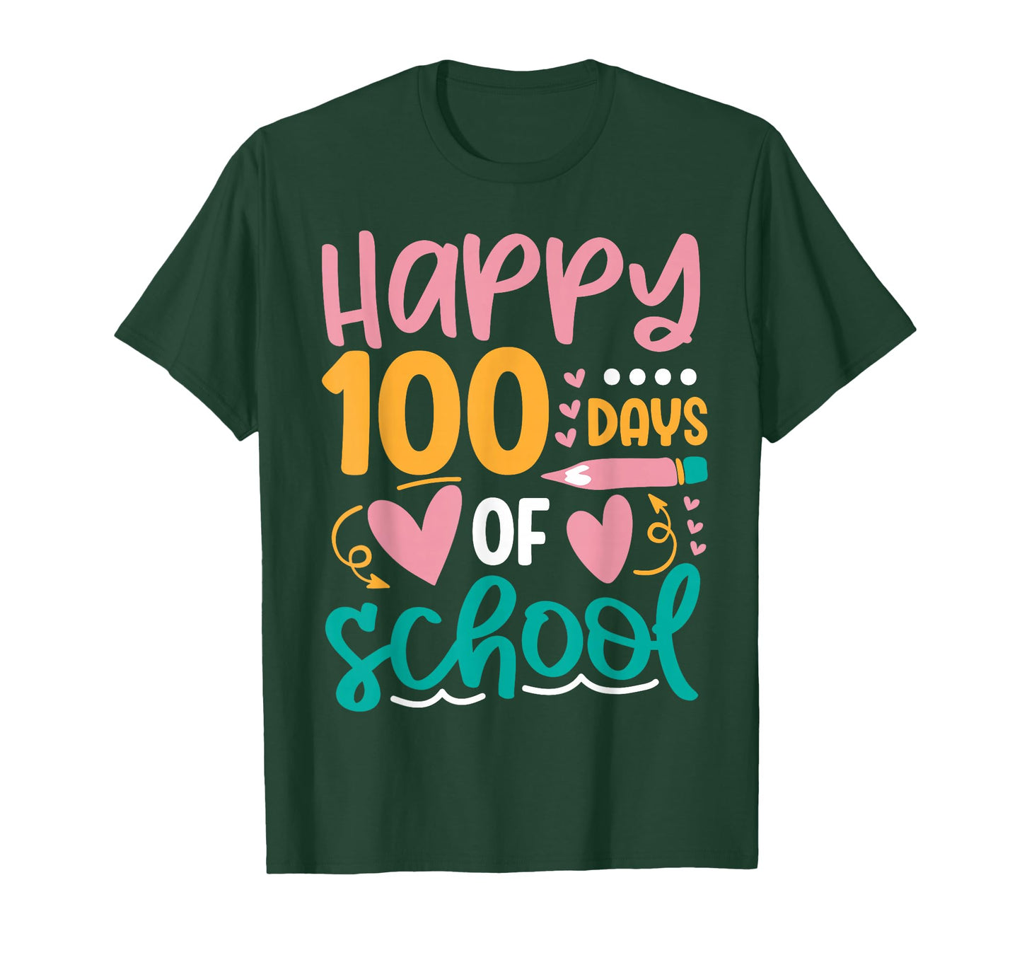 100th Day of School Celebration for Teacher Students T-Shirt