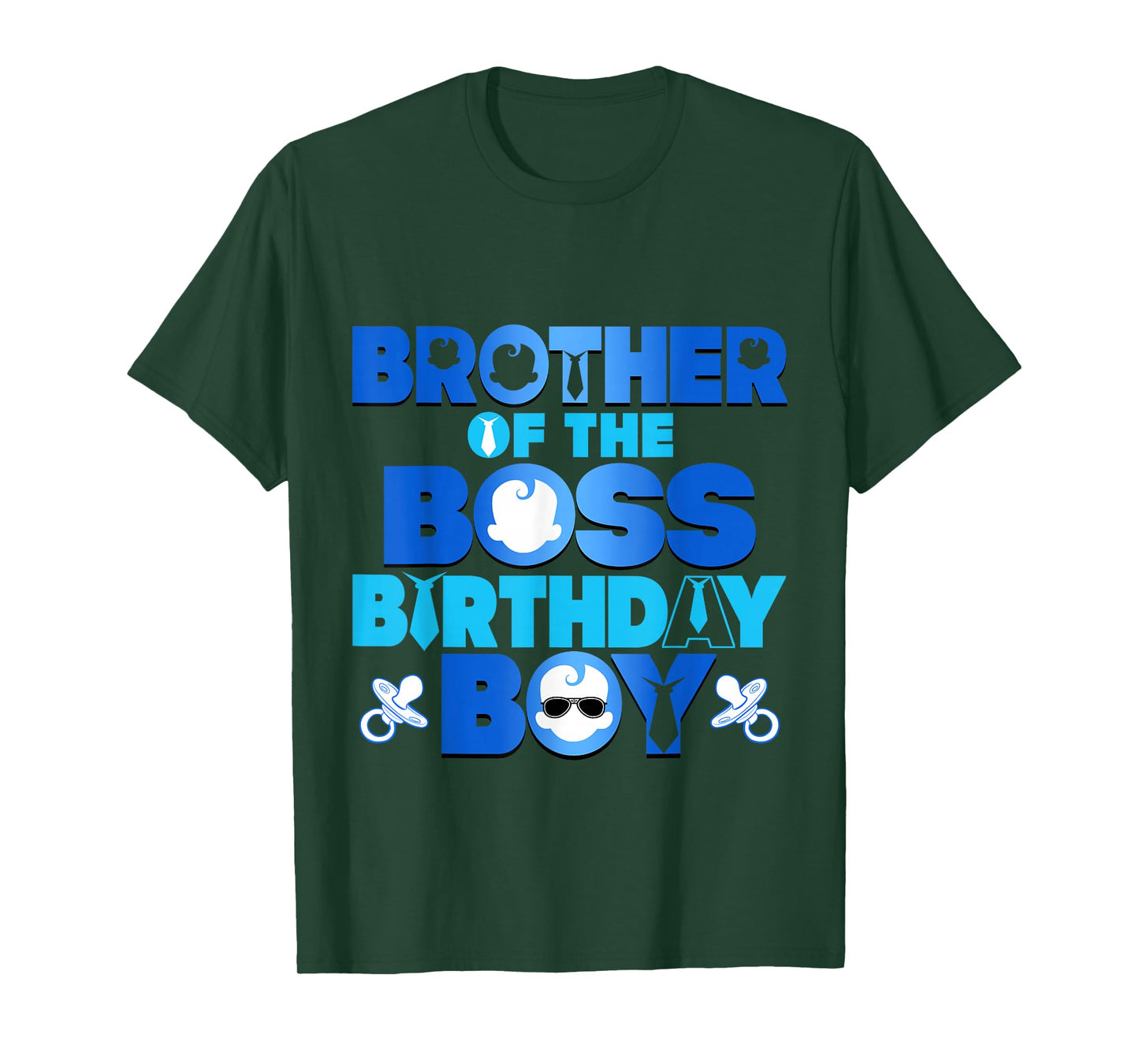 Brother of The Boss Birthday Boy Baby Family Decorations T-Shirt