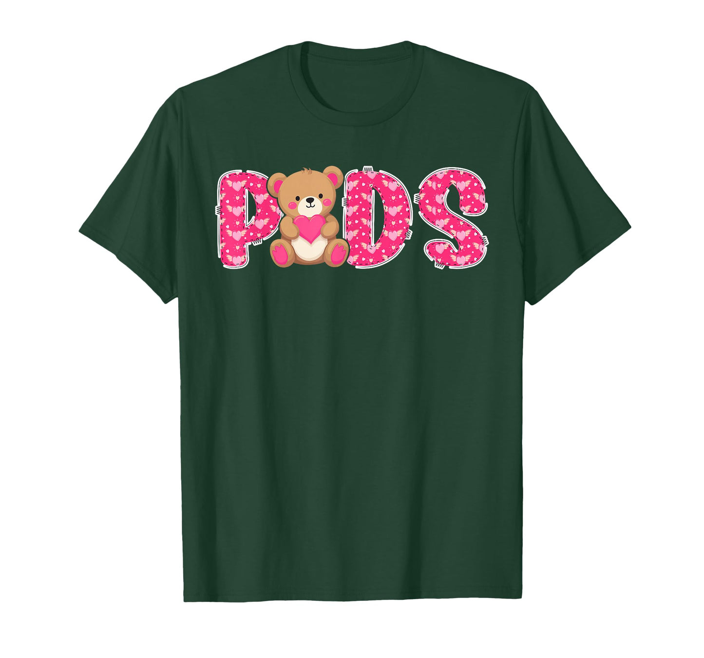 Peds Valentine Pediatric Nurse Valentines Day Peds Nurse T-Shirt