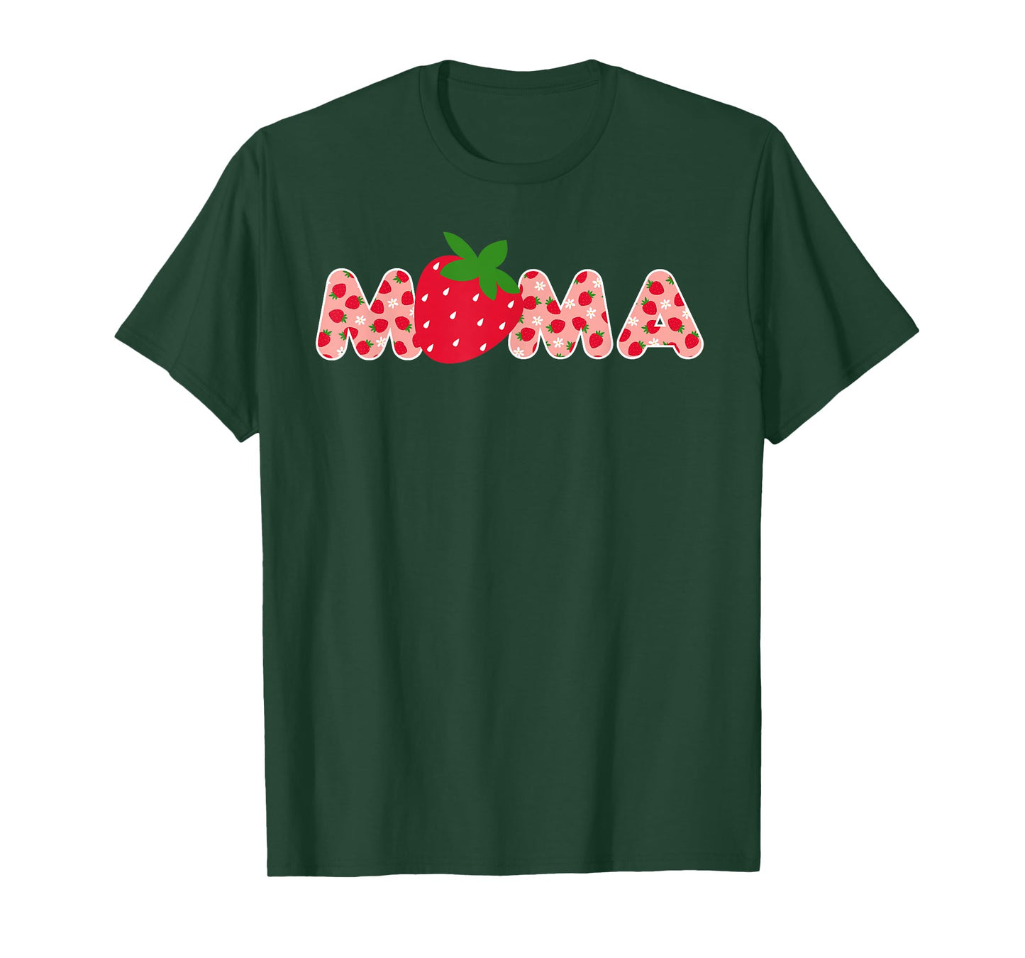 Mama Strawberry First Birthday Family Funny Strawberry T-Shirt