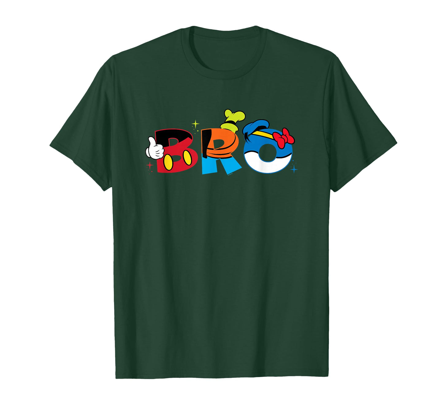 Disney Mickey Mouse and Friends Bro Family Trip Matching T-Shirt