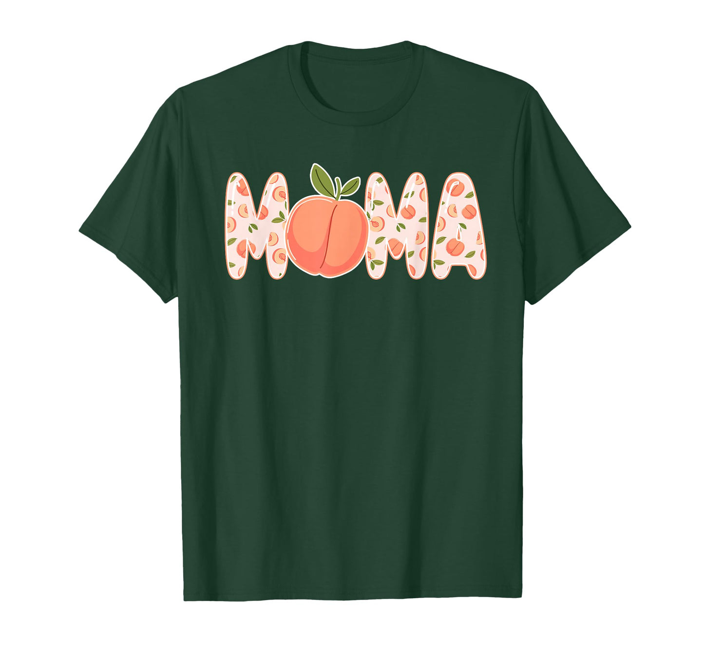Mama Peach First Bday One Sweet Peach Family Matching T-Shirt