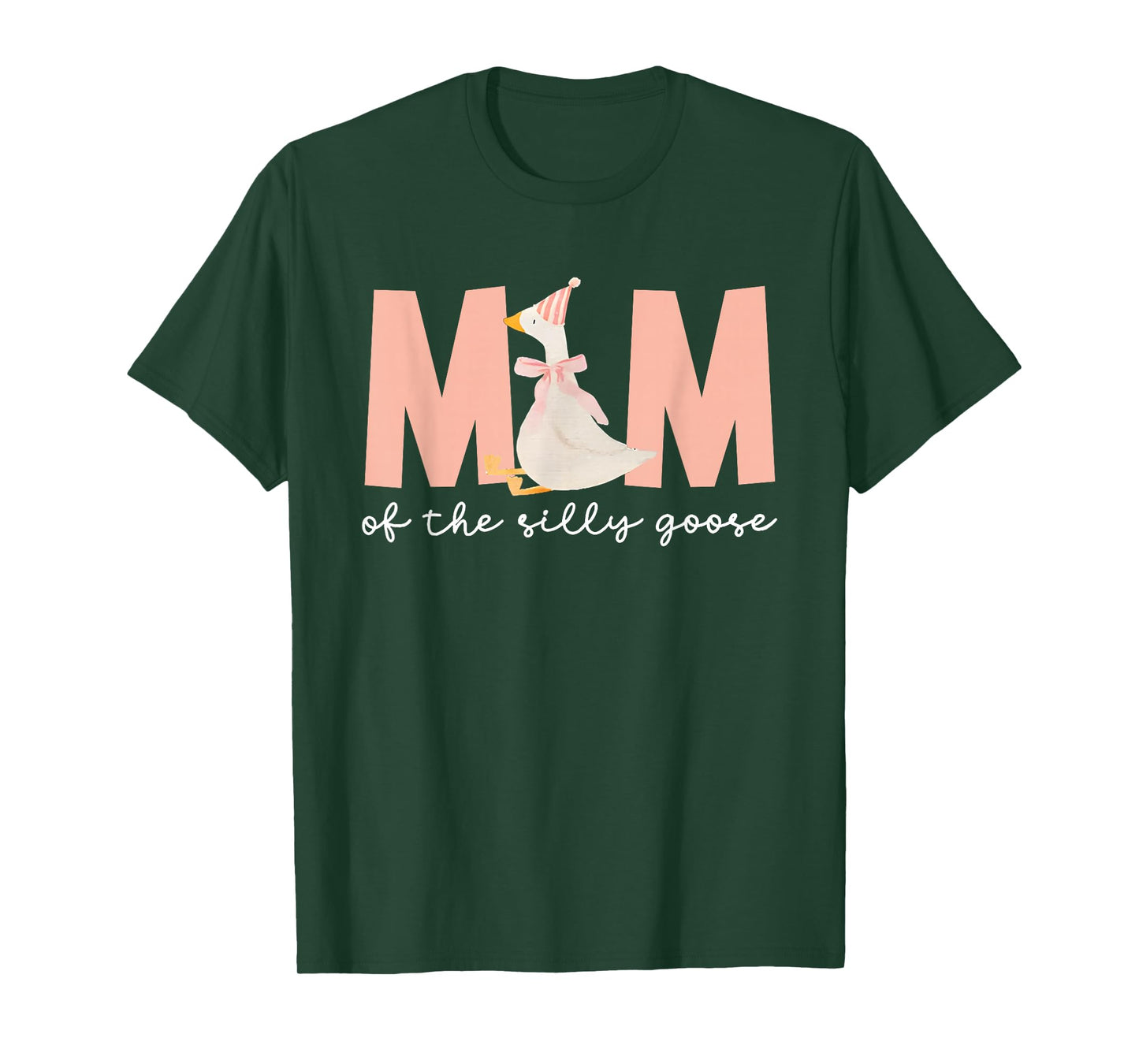 Mom Of The Silly Goose Silly Goose Birthday Matching Family T-Shirt