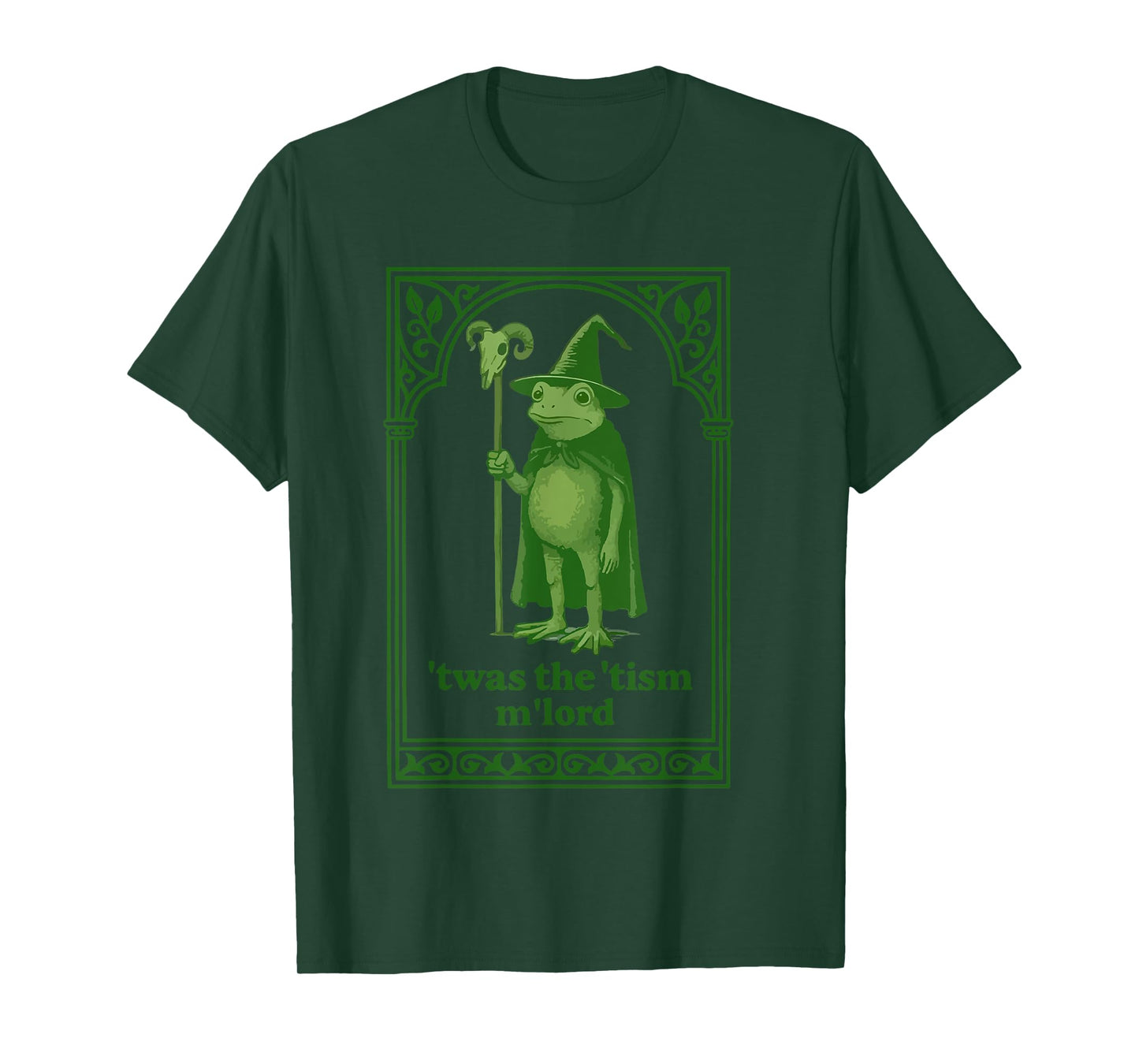 Wizard T'was the 'Tism M'Lord Frog Meme Autism Awareness T-Shirt