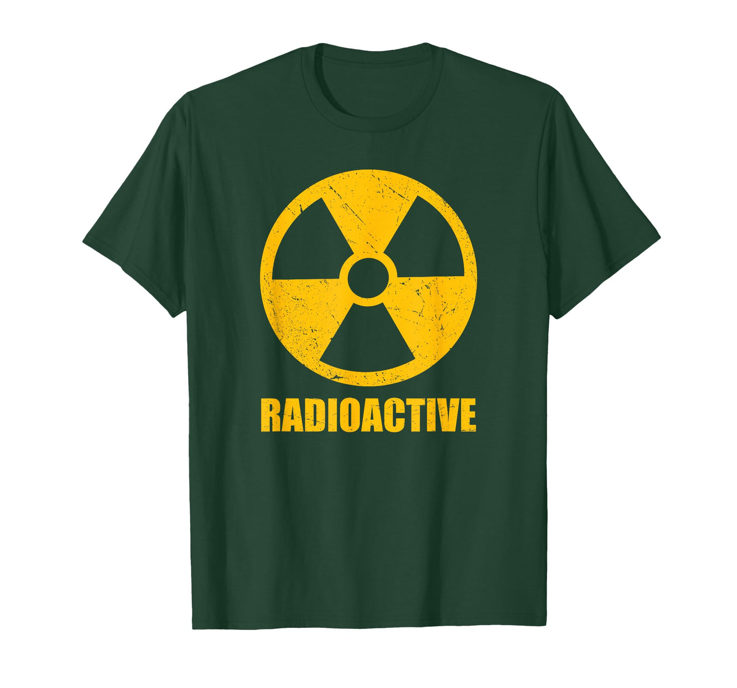 Radioactive Symbol - Distressed Grunge Nuclear Engineering T-Shirt