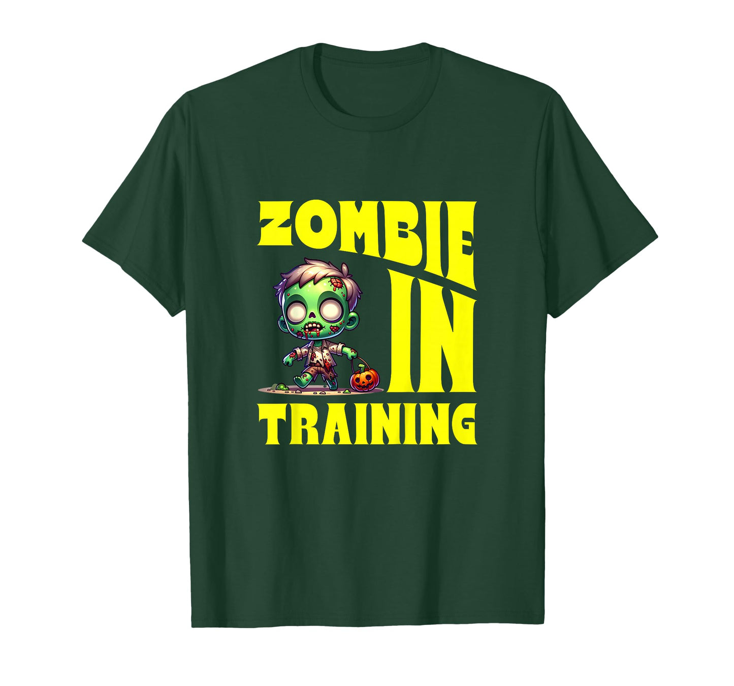 Zombie in Training Funny Toddler Youth Girl Boy Halloween T-Shirt