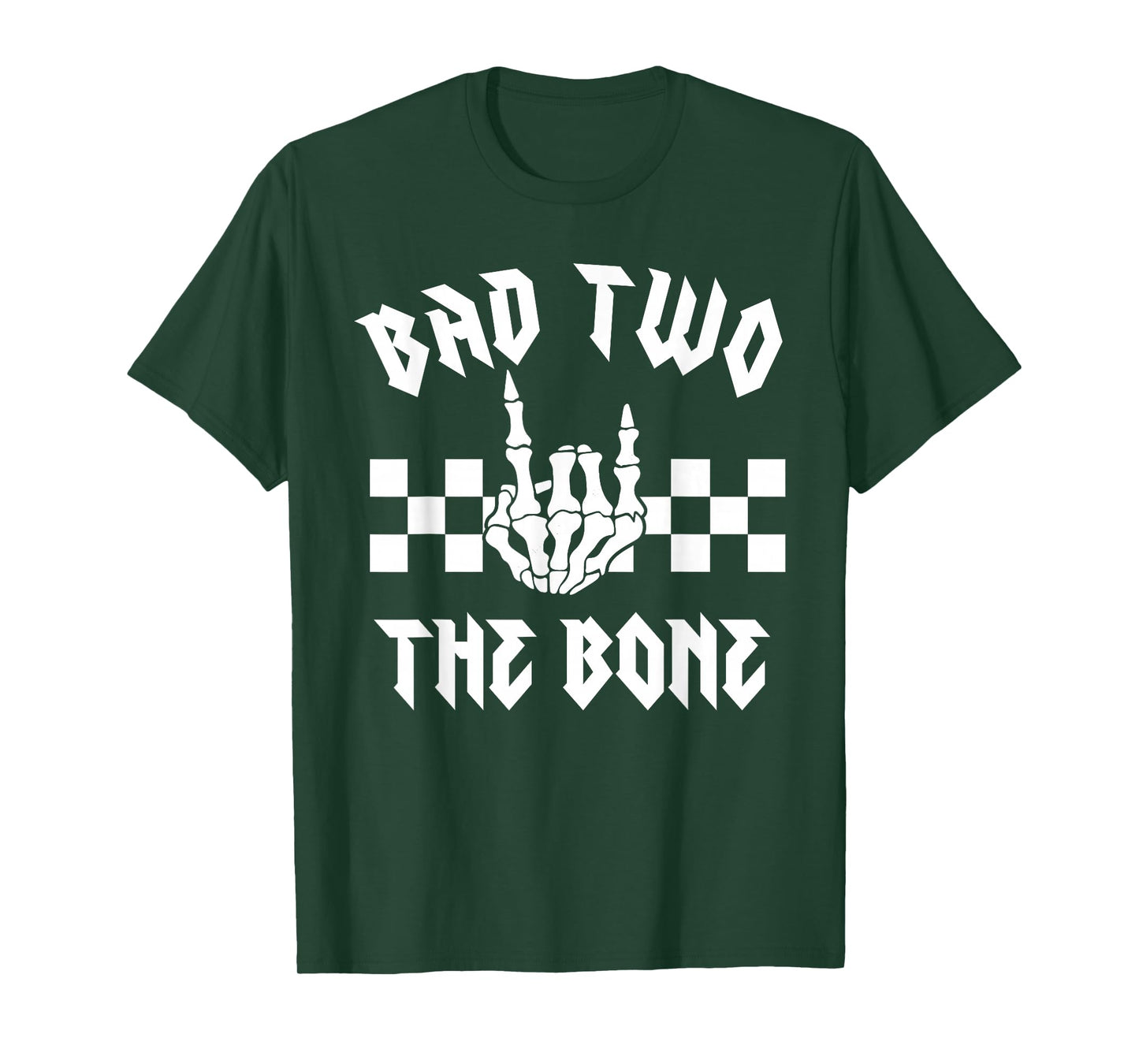 Bad Two The Bone Party Decorations Boy Girl 2nd Birthday T-Shirt