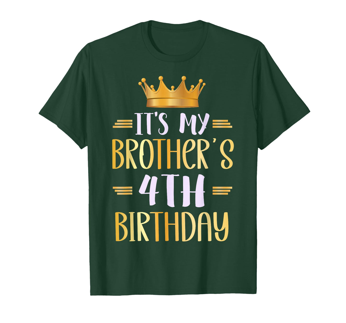 It's My Brother's 4th Birthday Happy Birthday 4 Years Old T-Shirt