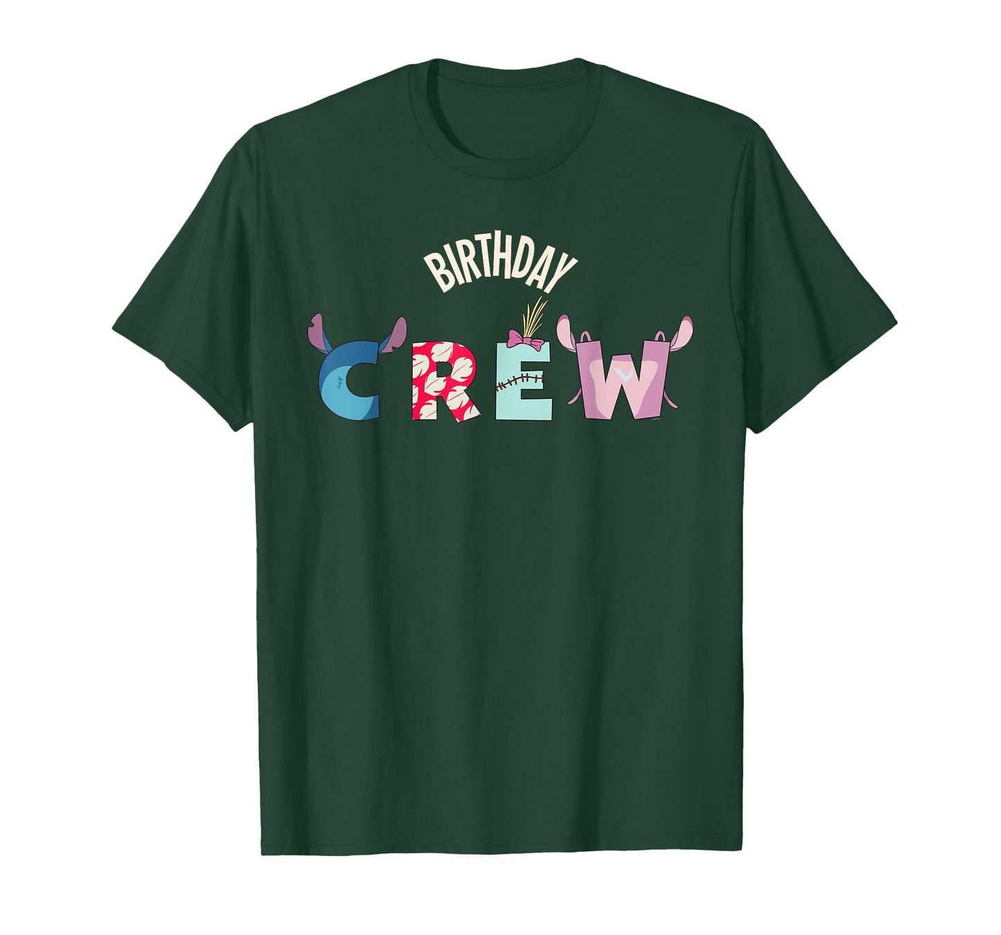 Disney Lilo & Stitch "Birthday Crew" Matching Birthday Party T-Shirt