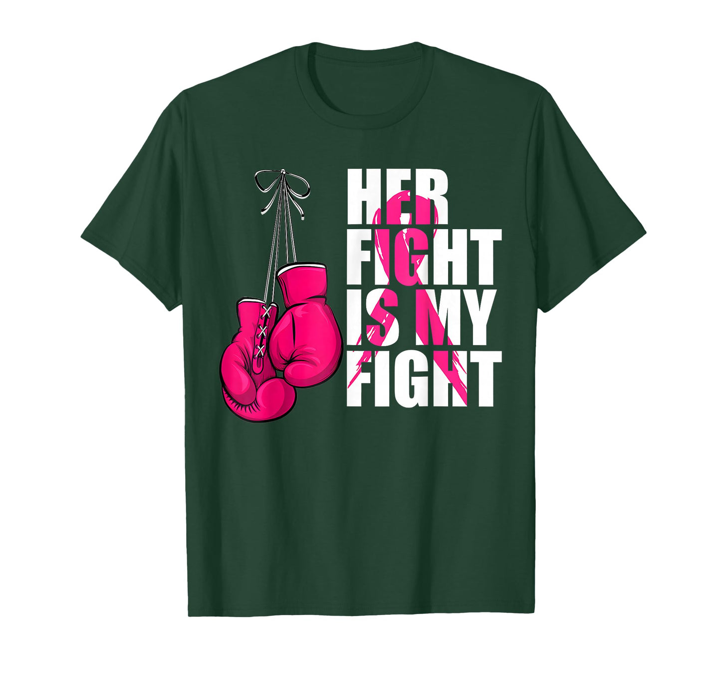 Breast Cancer Awareness Husband Support Squad T-Shirt