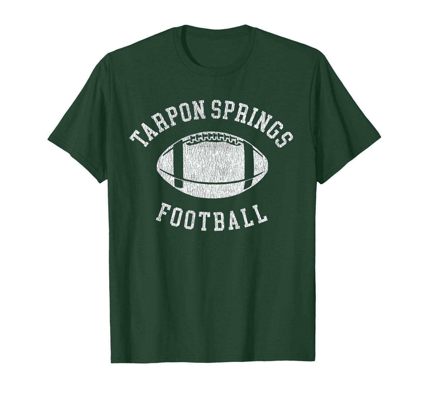 Tarpon Springs Football Distressed Vintage 80's Throwback T-Shirt