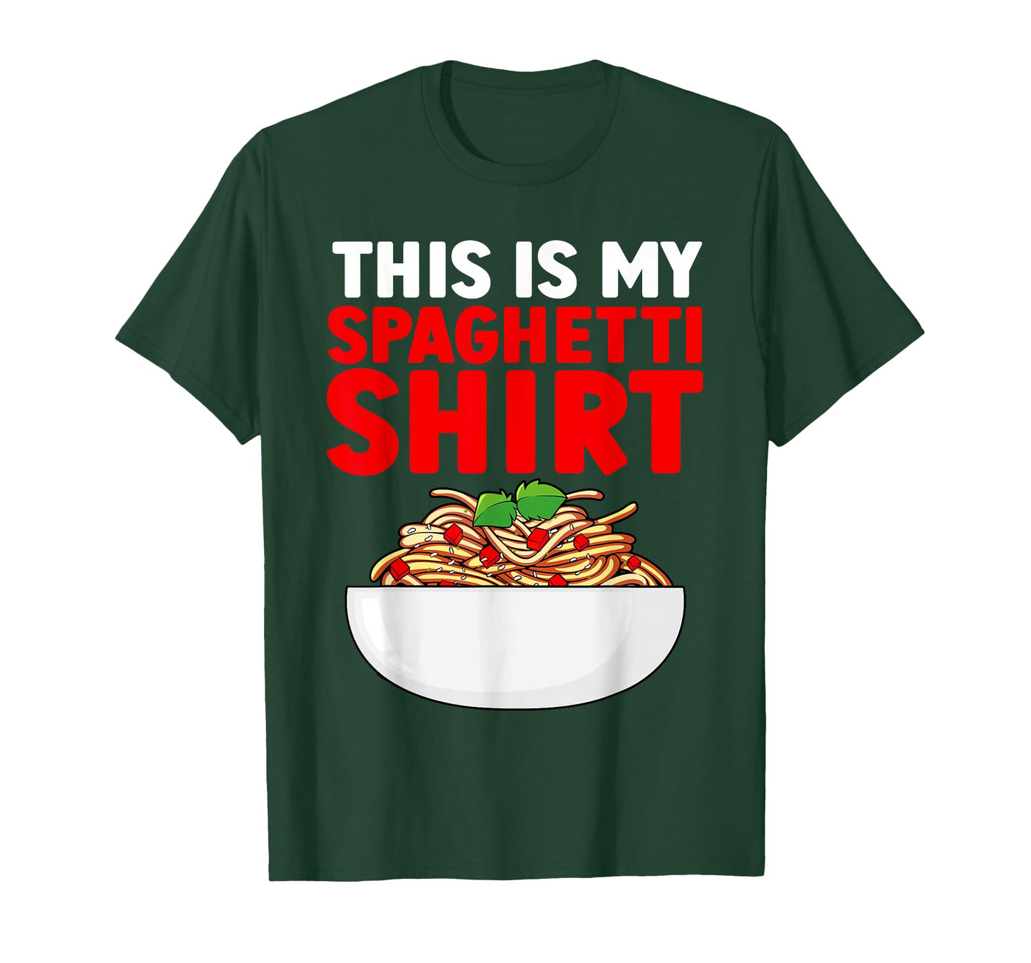 Cute Spaghetti Art For Men Women Kids Pasta Spaghetti Lover T-Shirt