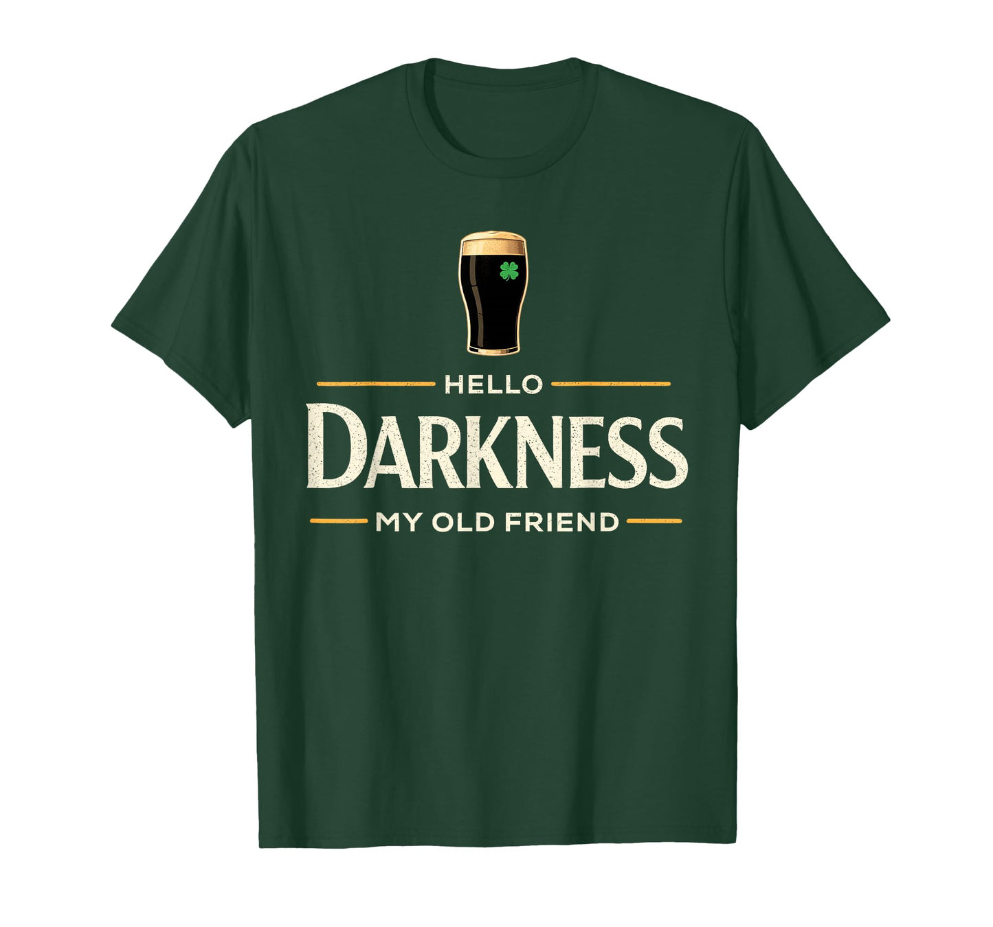 Dark Beer Friend Irish Green Funny St Patricks Day Men Women T-Shirt