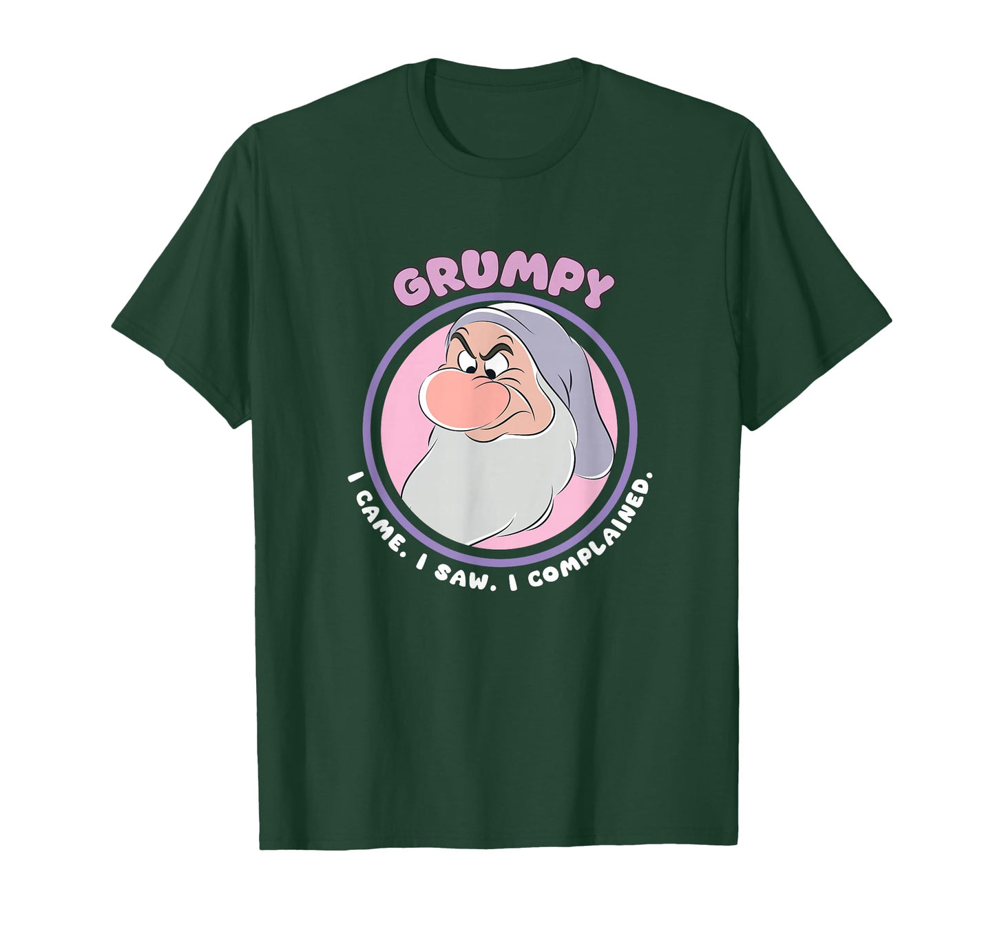 Disney Snow White And The Seven Dwarfs Grumpy Mood T-Shirt