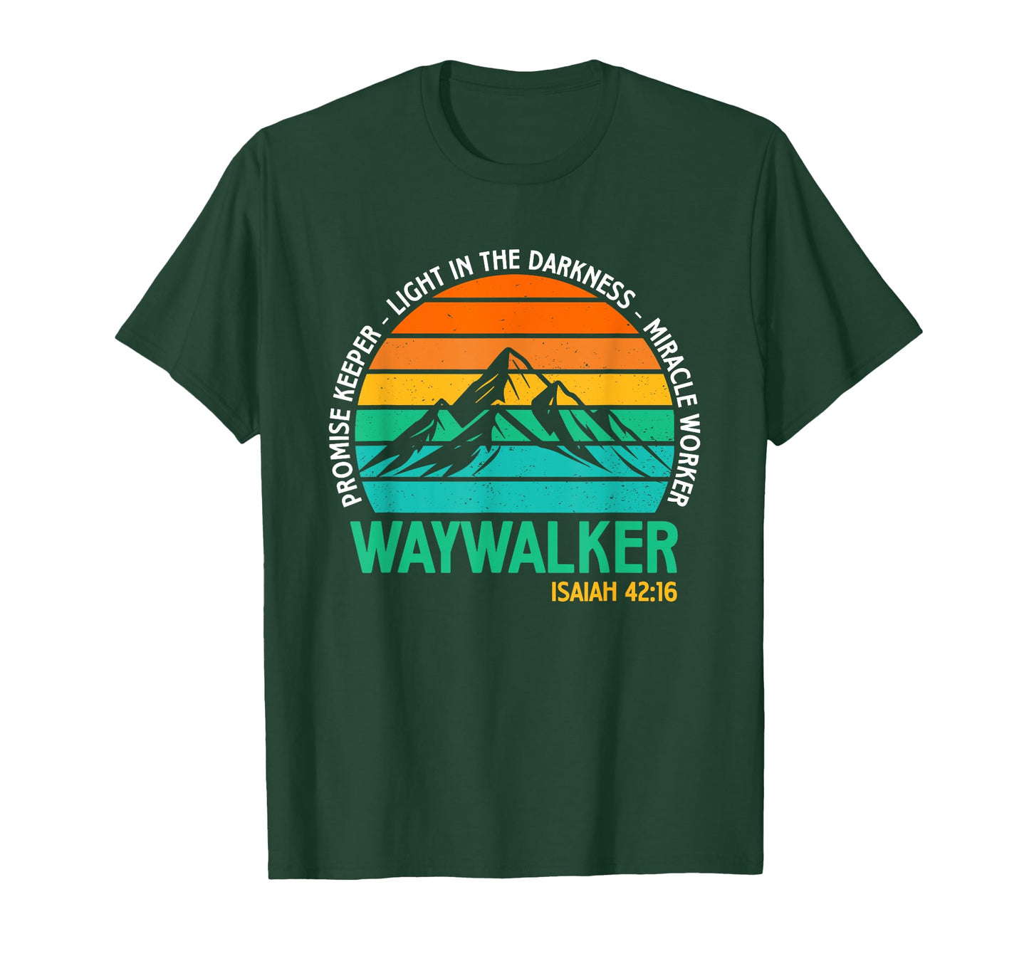 Vintage Waymaker Promise Keeper Miracle Worker Christian T-Shirt