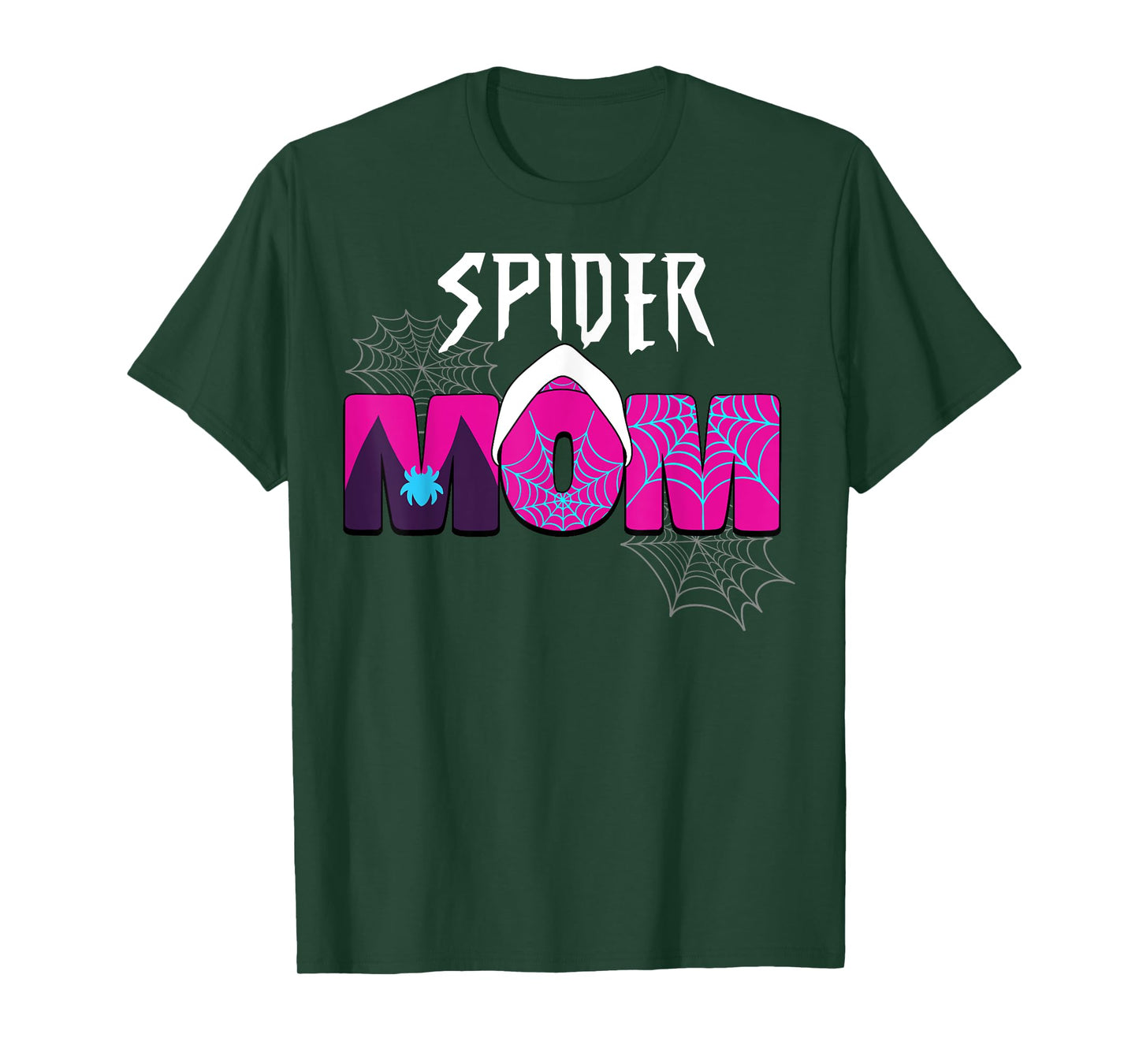 Funny Spider Mom Mother's Day Matching Family Birthday T-Shirt