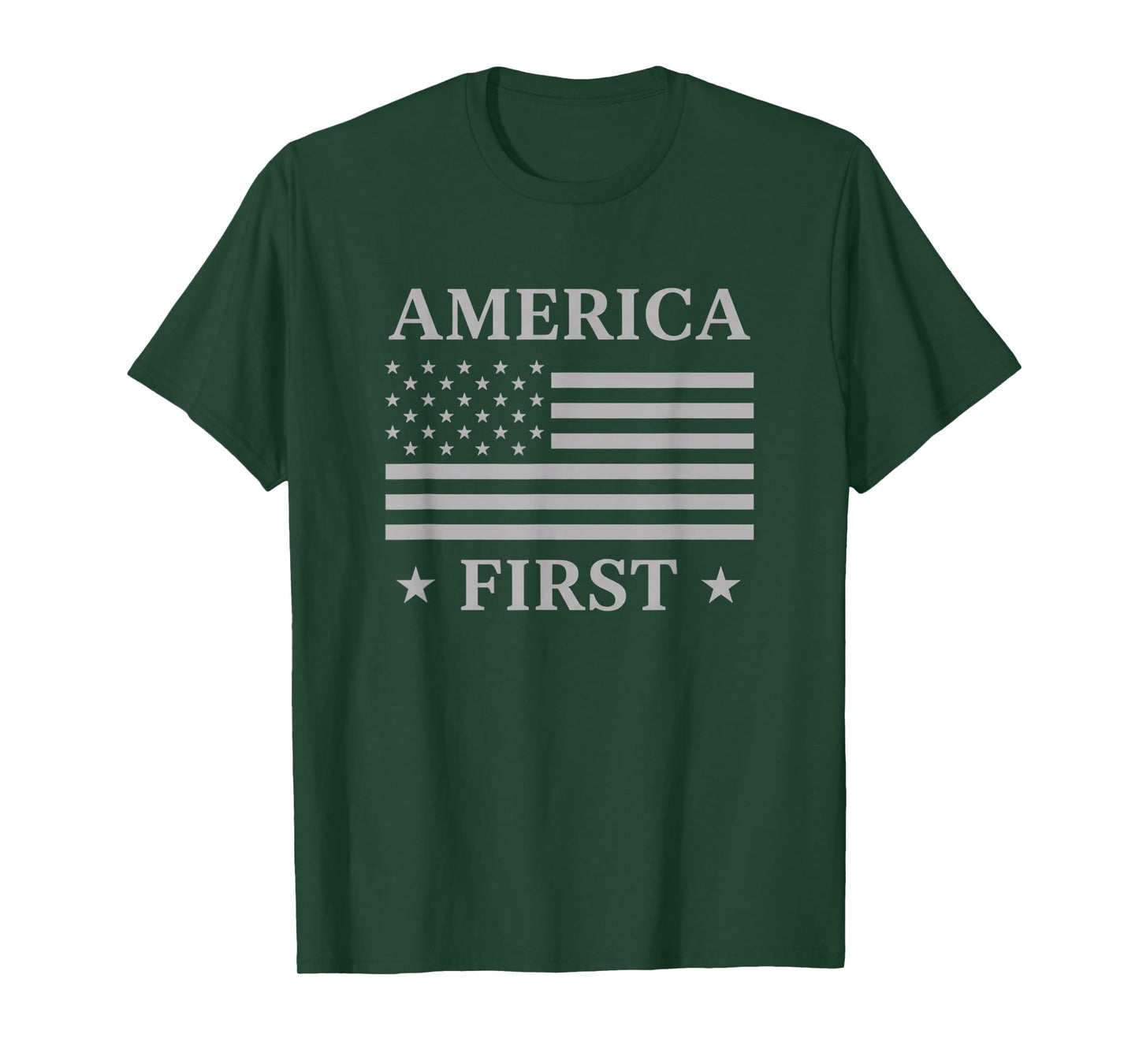 USA America First USA American Flag Patriot Stars and Stripe T-Shirt