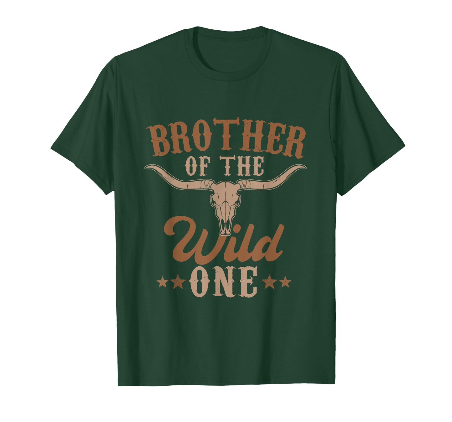 Brother Of The Wild One Cowboy Western Rodeo Party Matching T-Shirt