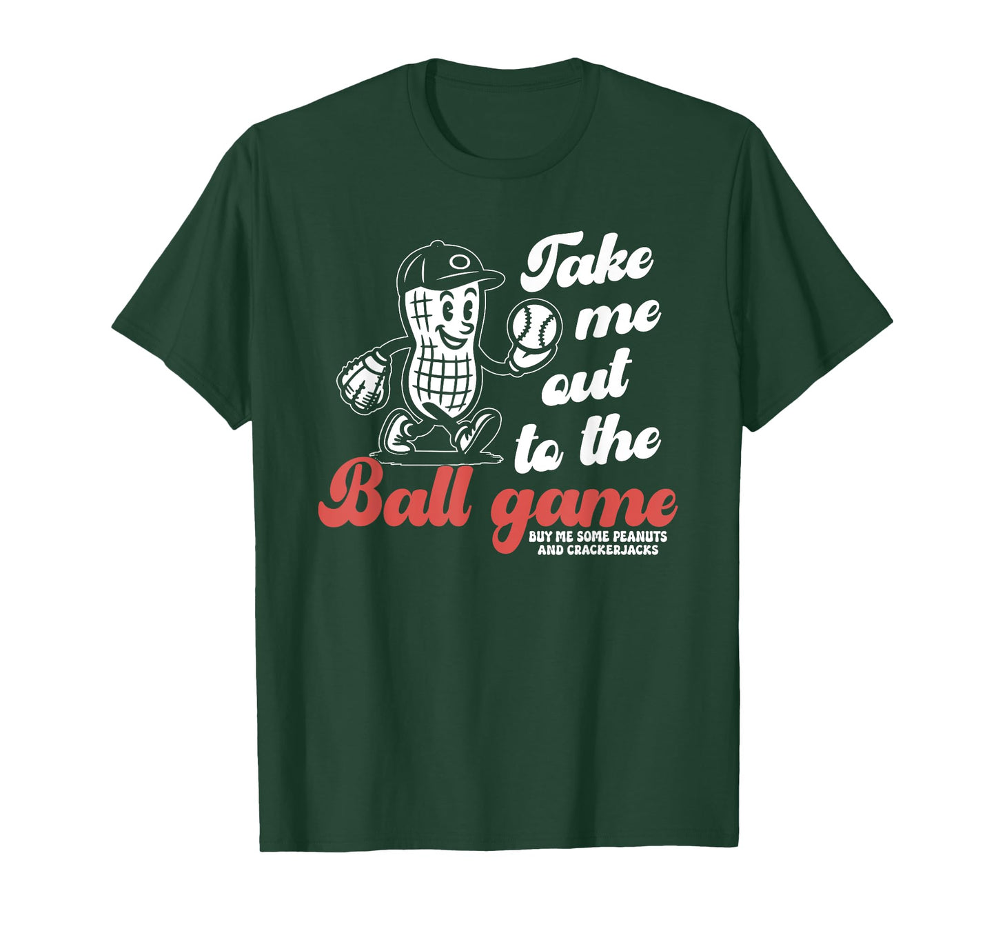 Take Me Out To The Ball Game, Retro Baseball T-Shirt