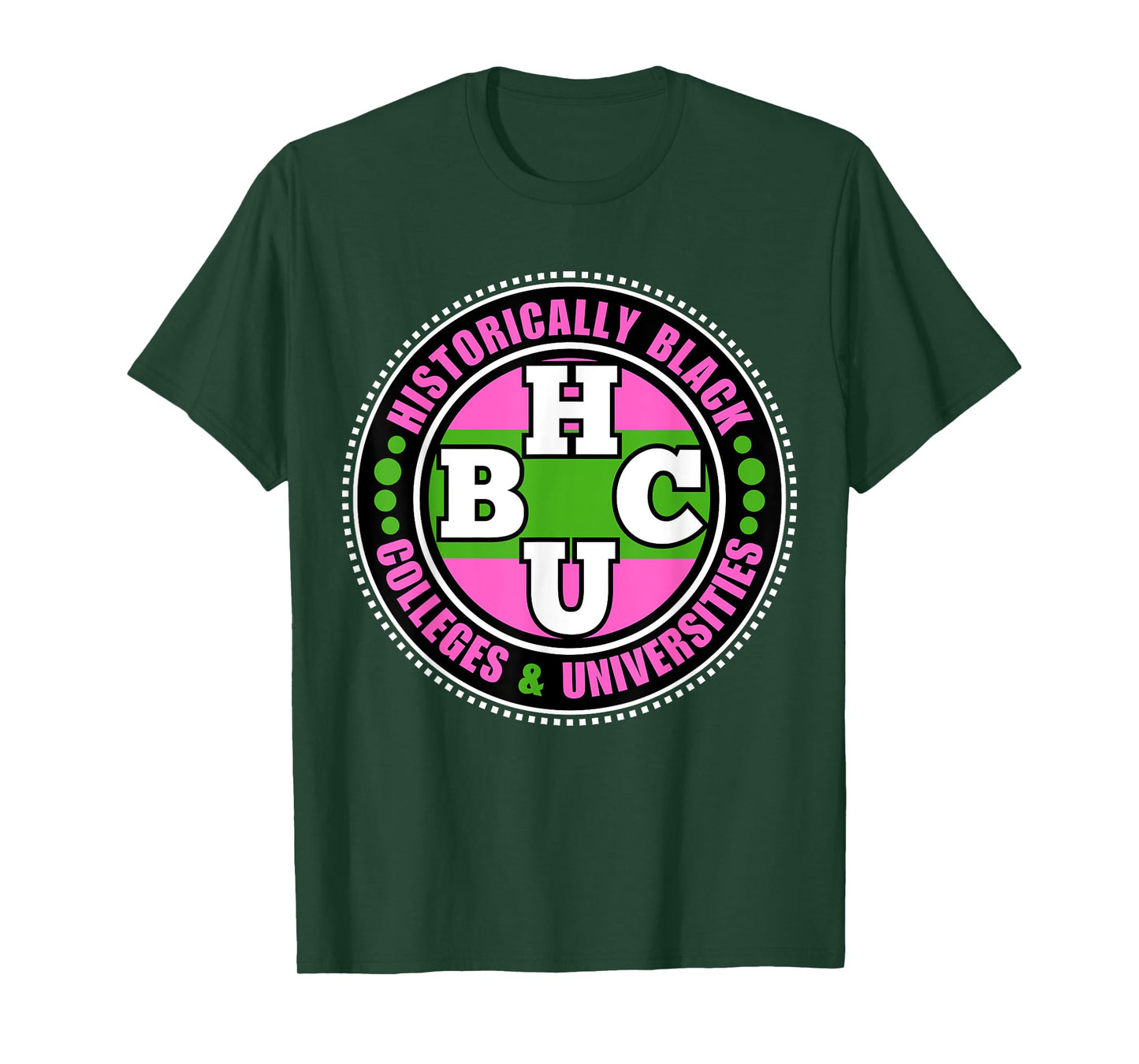 HBCU Pink And Green Historically Black College University T-Shirt
