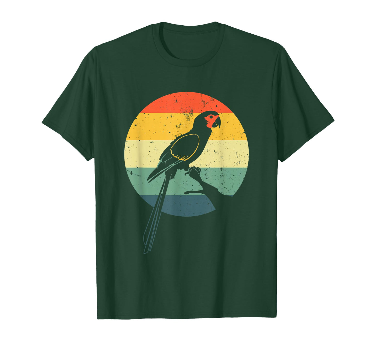 Cool Parrot Art for Men Women Girls Parrot Bird Lovers T-Shirt