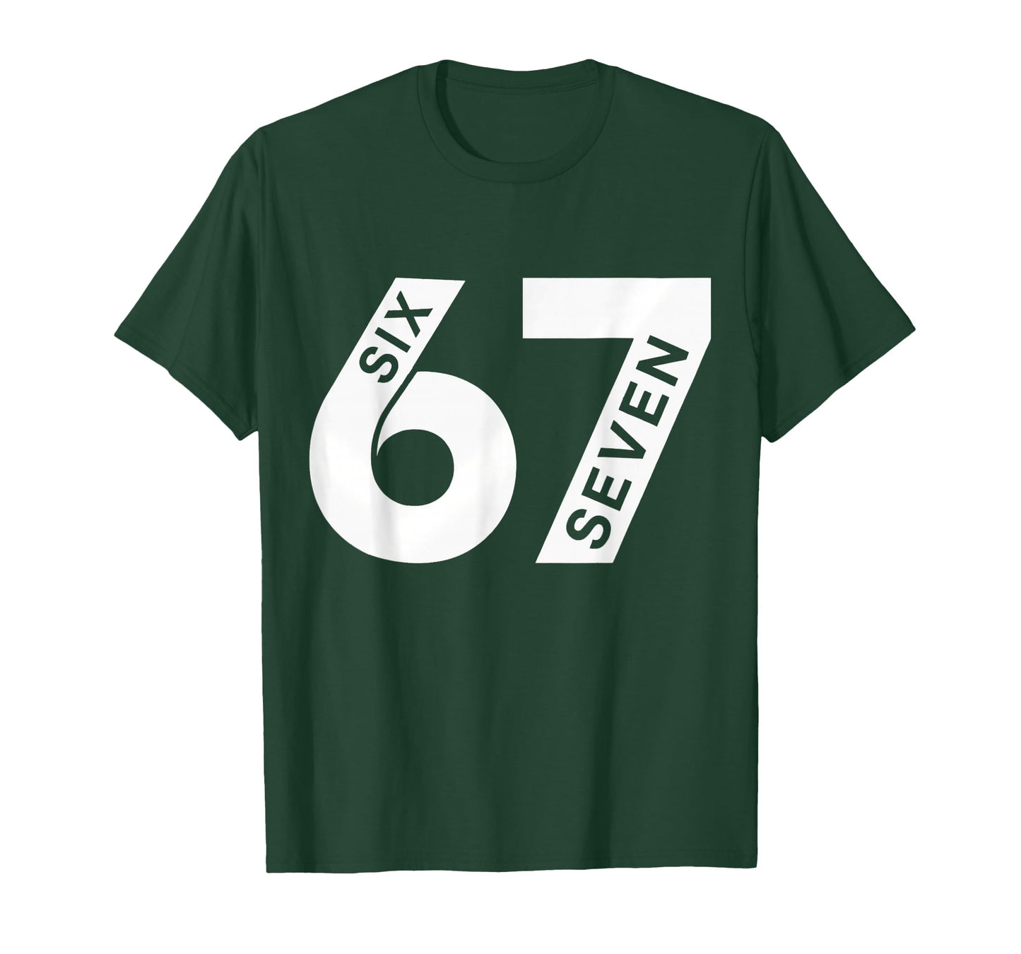 Cool Six Seven Number Gen Alpha Slang 6 7 Trending Meme T-Shirt