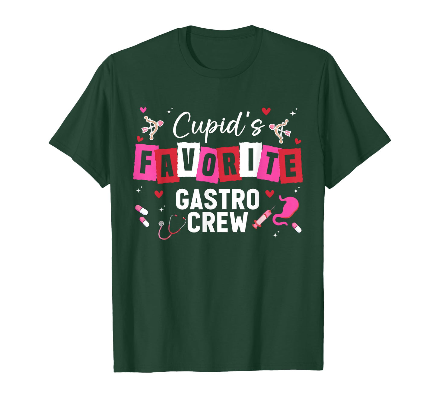 Cupid's Favorite Gastro Squad Gastroenterologist Valentines T-Shirt