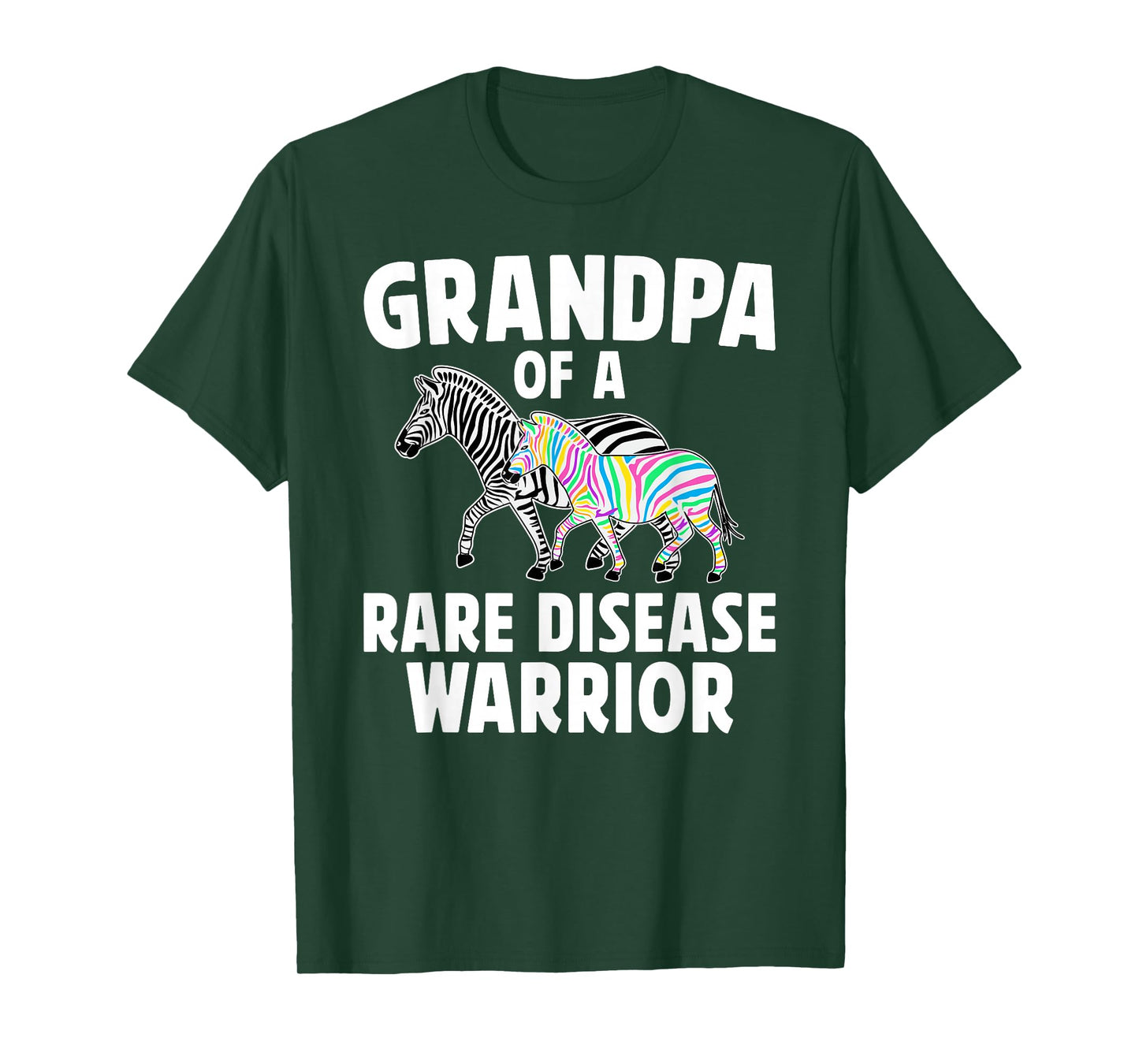 Grandpa of A Rare Disease Warrior Rare Disease Awareness T-Shirt