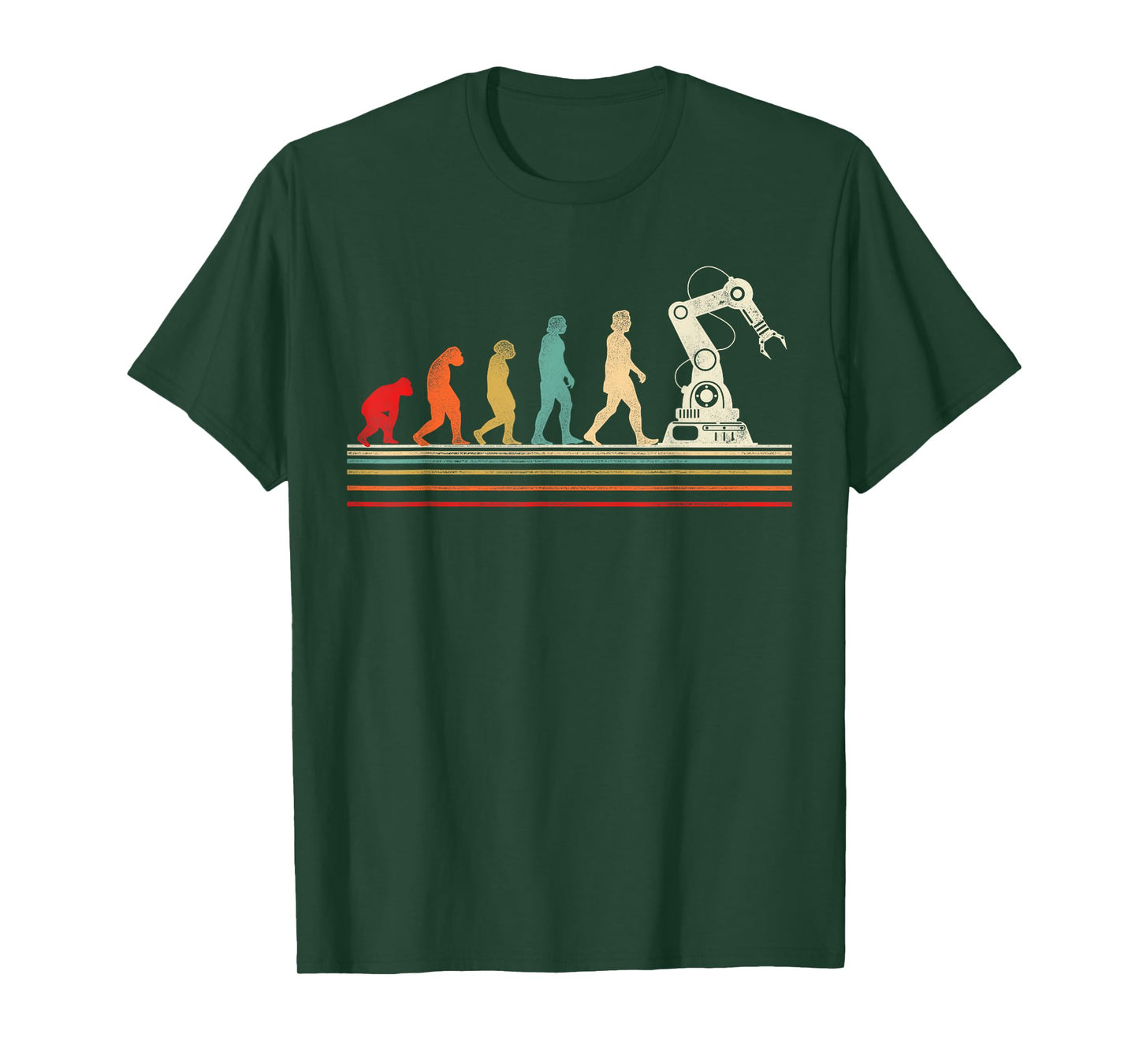 Robot Robotics Engineer Retro Vintage T-Shirt
