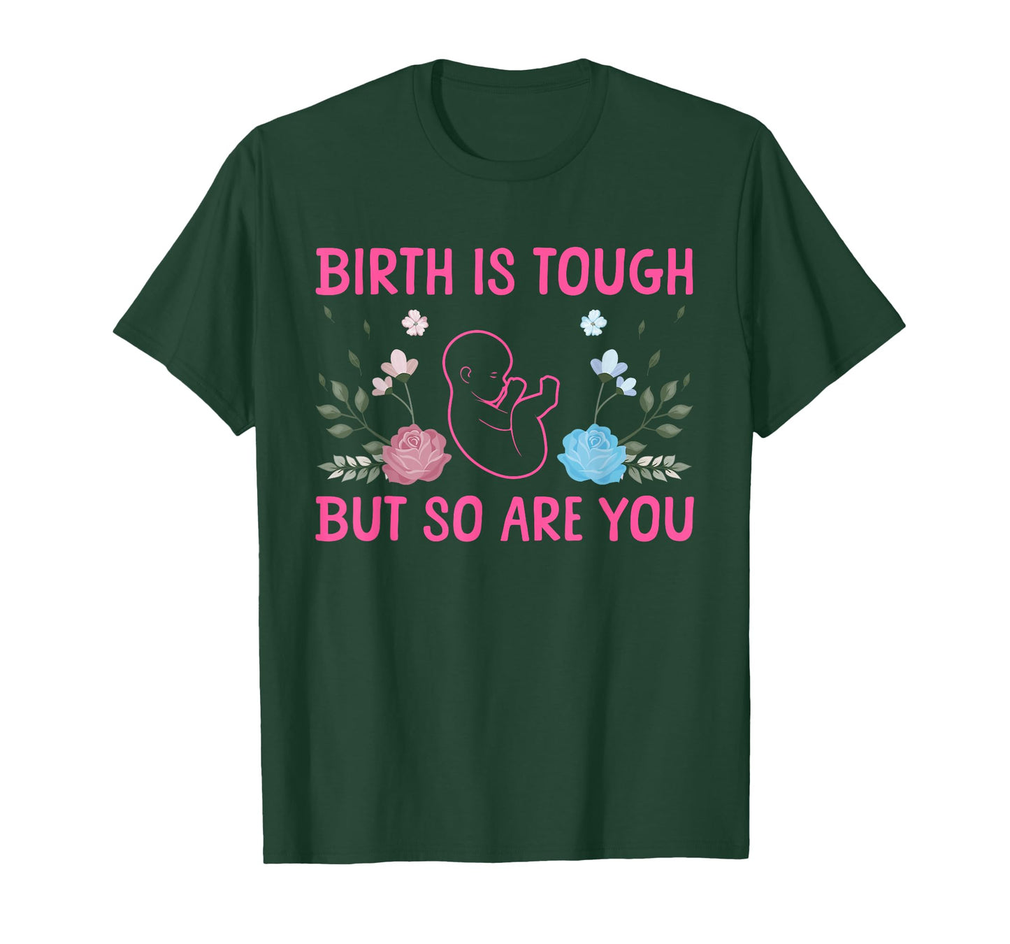 Best Doula Art for Women Girls Birth Worker Midwife Doula T-Shirt