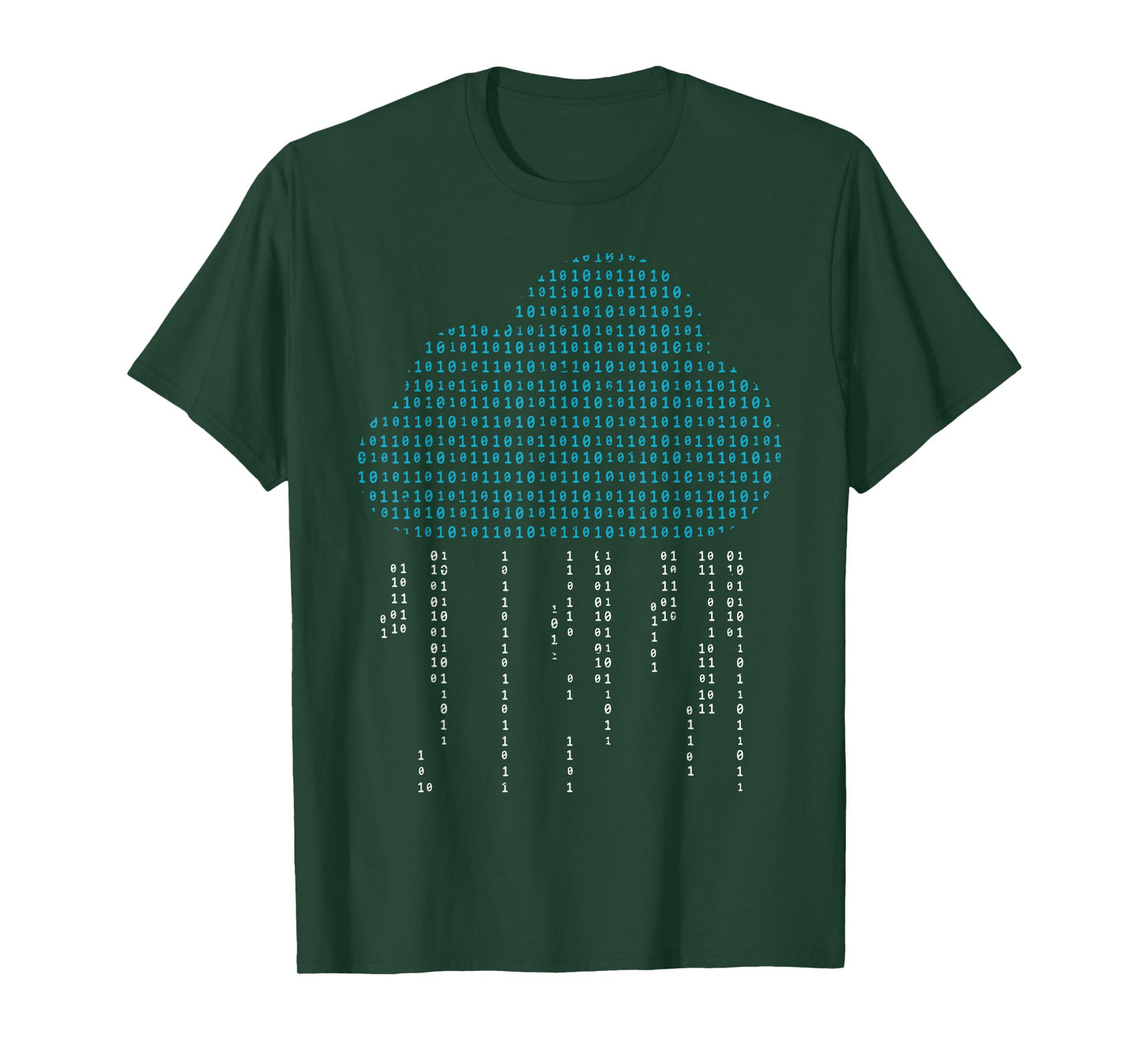 Programmer Binary Cloud Coder Software Developer Men Women T-Shirt