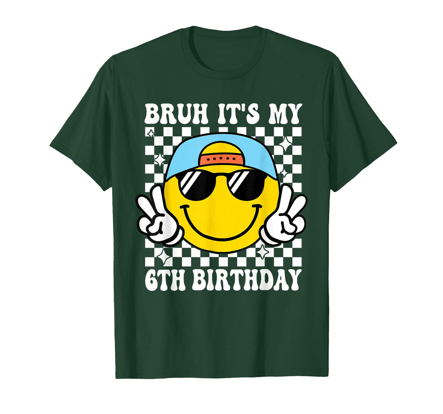 Bruh It's My 6th Birthday 6 Year Old Birthday Boys Girls T-Shirt