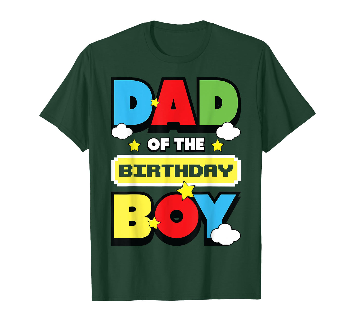 Dad And Mom Birthday Boy Party Decor Family Matching T-Shirt