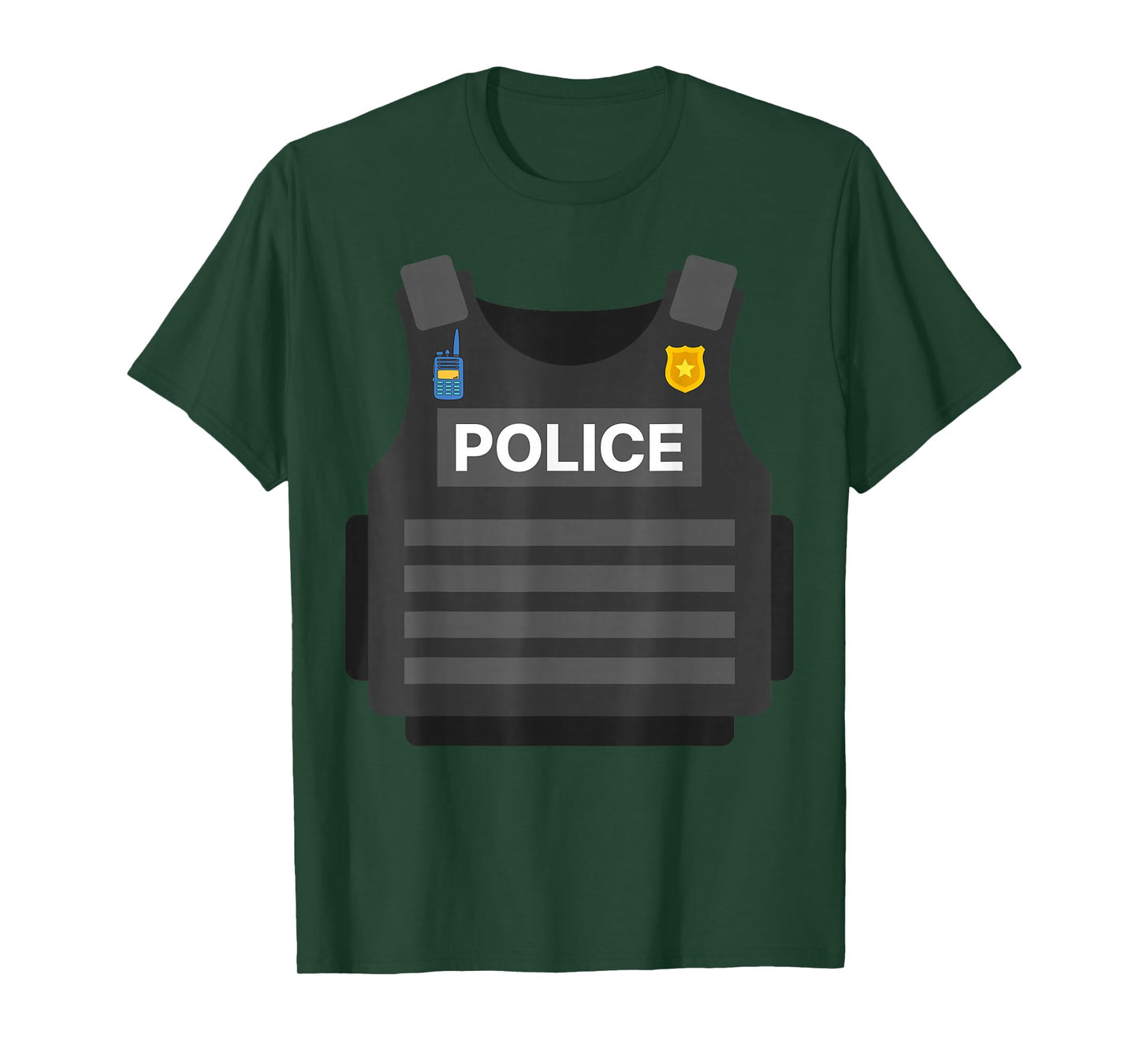 Halloween Policeman Costume Halloween Police Officer Costume T-Shirt