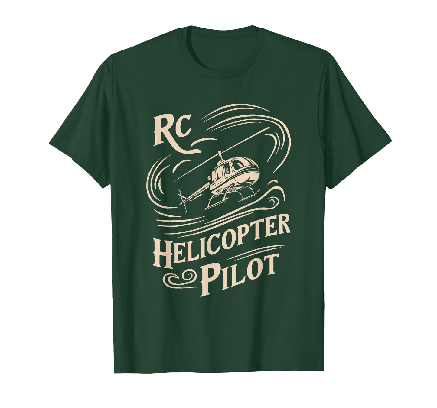Remote Controlled Flying Funny RC Helicopter Pilot T-Shirt