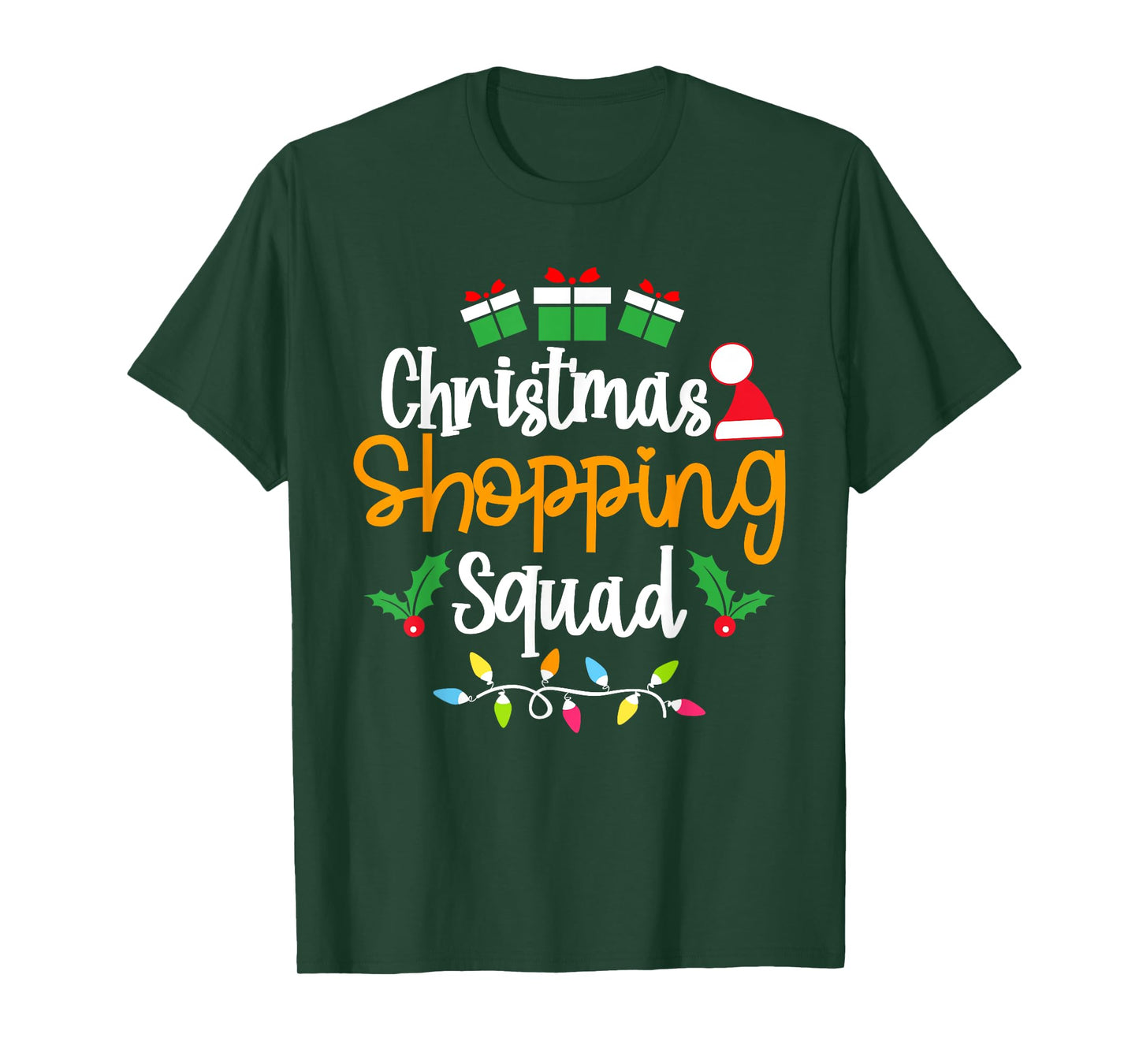 Christmas Shopping Squad Xmas Matching Christmas Family T-Shirt